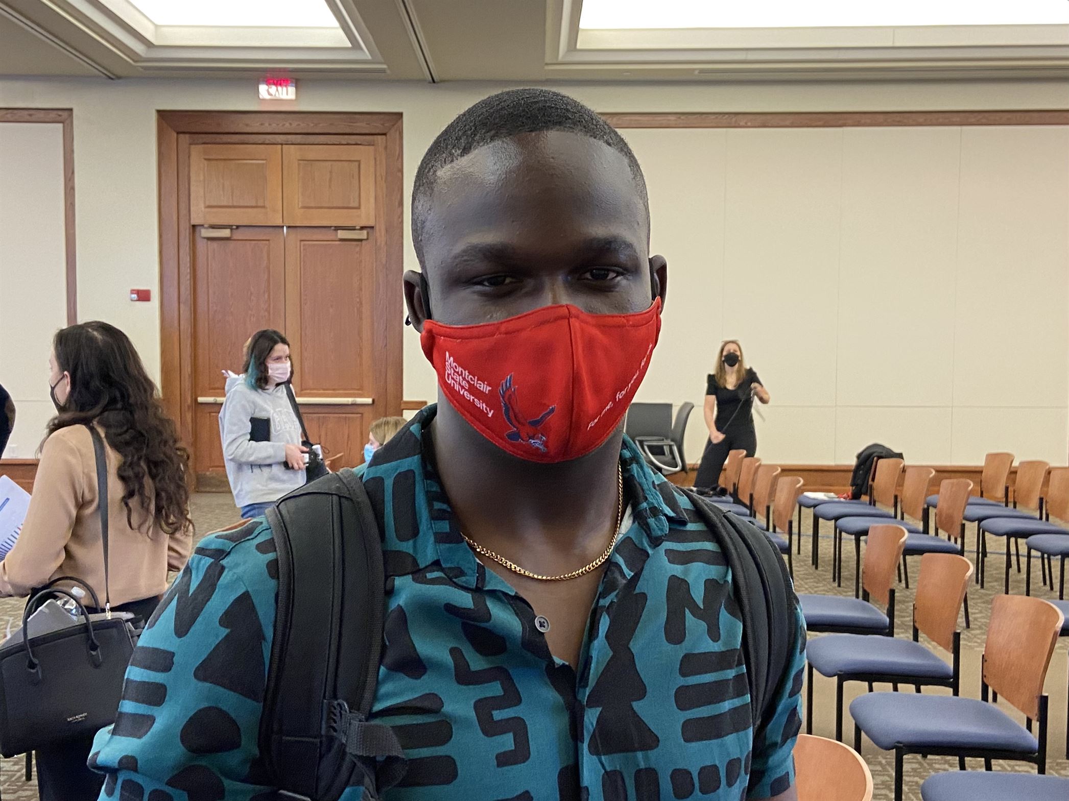 James Olatunji, a junior computer science major, expressed his concerns for marginalized communities of students in relation to the tuition hike. Maja Koprivica | The Montclarion