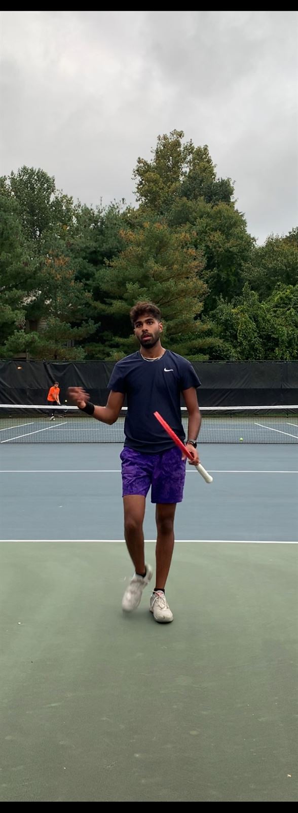 Romman Shoaib has been a standout performer for the club tennis team. Photo courtesy of Romman Shoaib
