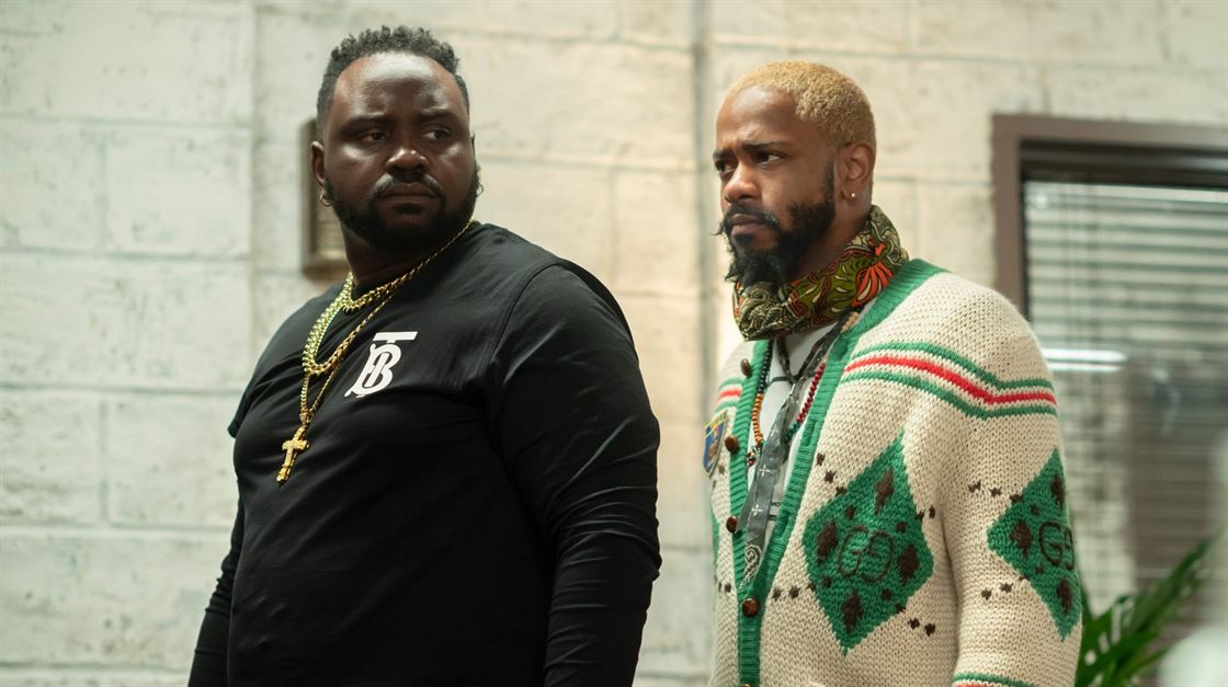 Al (Brian Tyree Henry) and Darius (LaKeith Stanfield) try to find out who stole Al's phone. Photo courtesy of FX