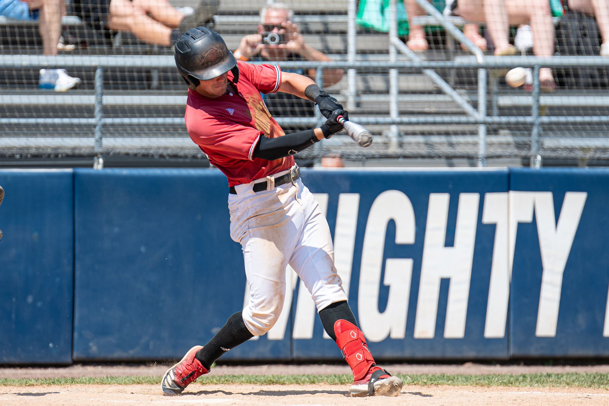 The bats did have some positives for the Red Hawks, like Cosentino's game-tying home run late in the game against the Bombers. Spencer Honda | Keystone Athletics