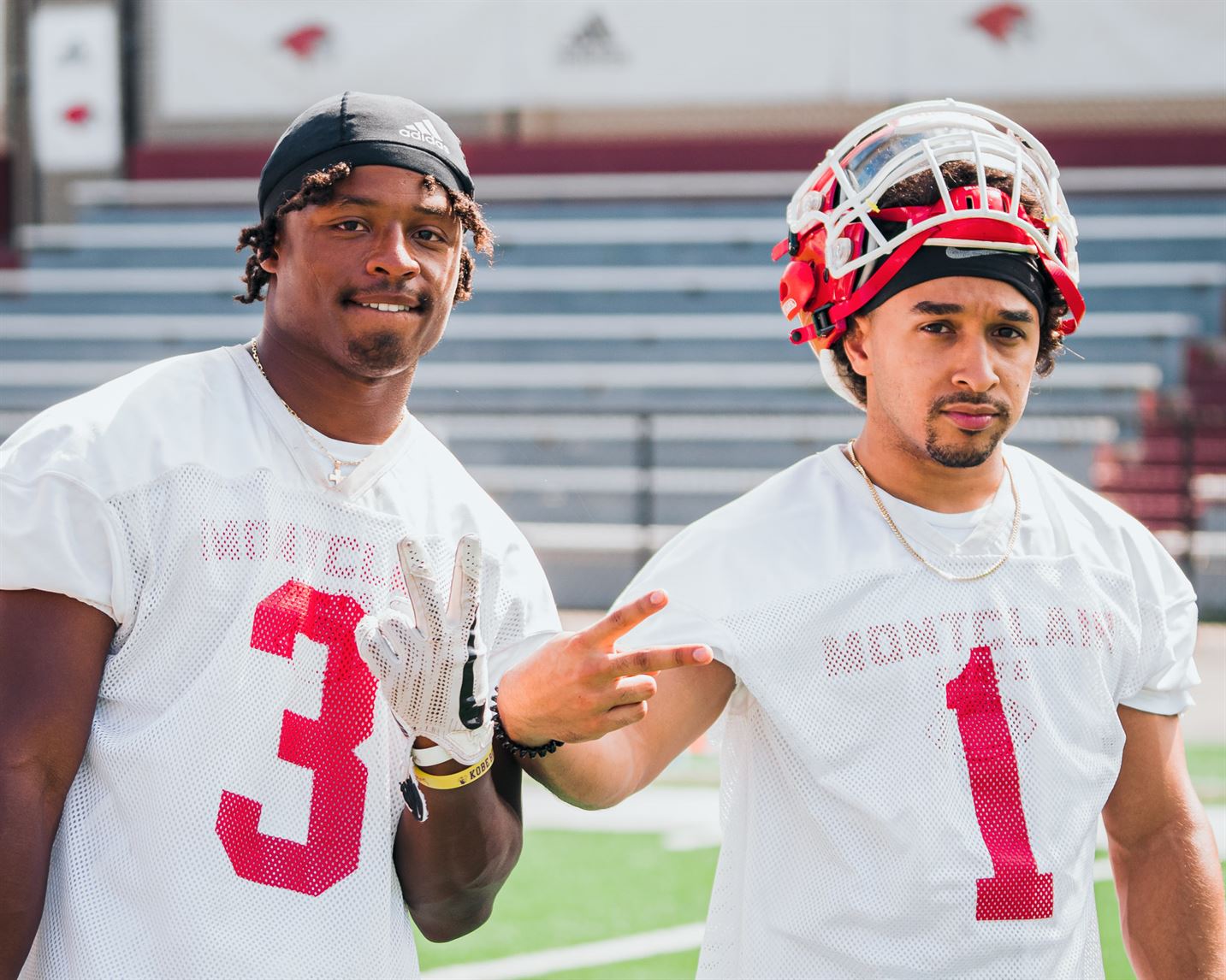 Makai Mickens (left) and Abellany Mendez (right) look to replicate the stellar rushing game from 2021. Kevin Murrugarra | The Montclarion