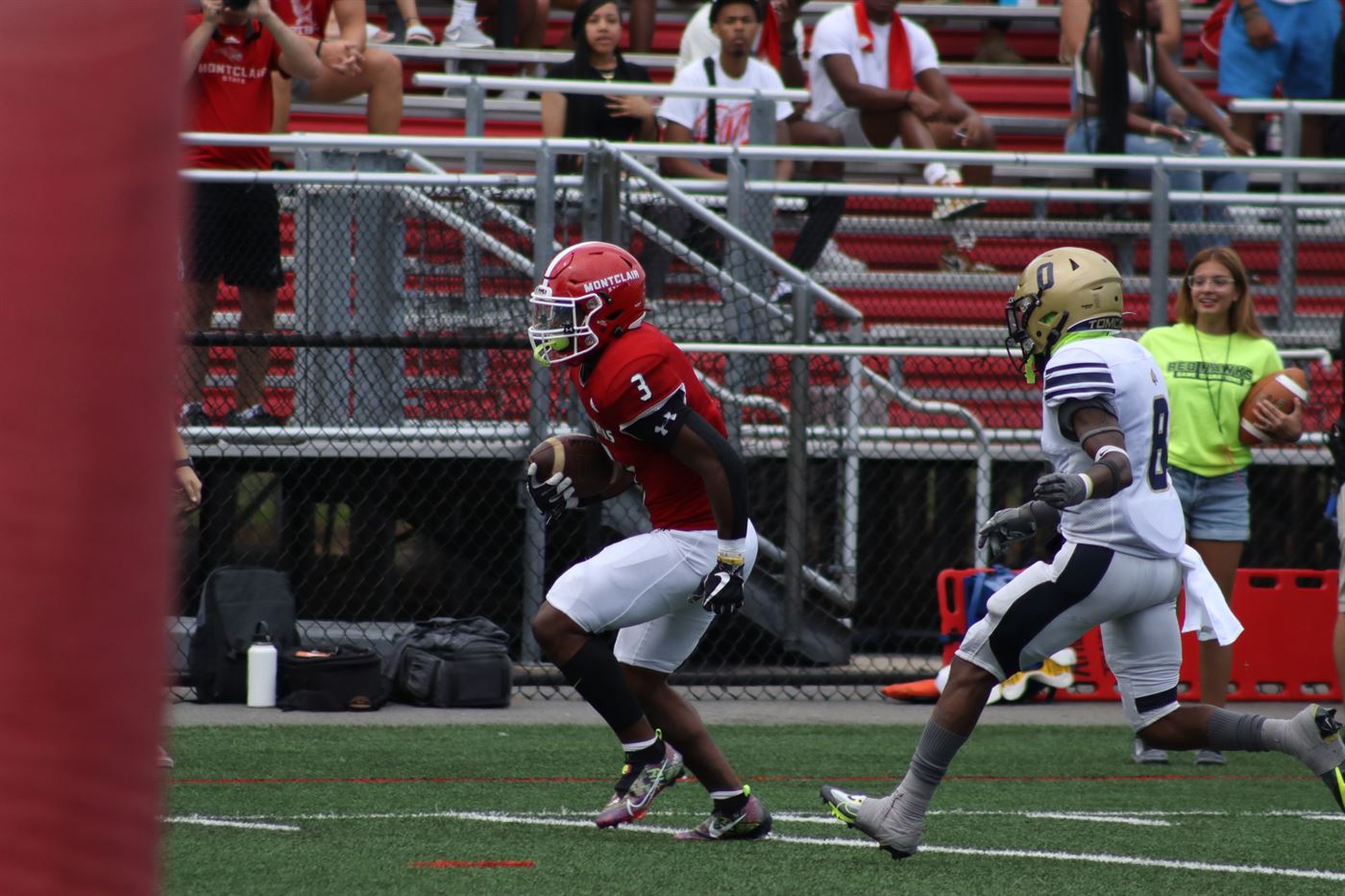Mickens continued his stellar play from last season with a pair of rushing touchdowns. Trevor Giesberg | The Montclarion