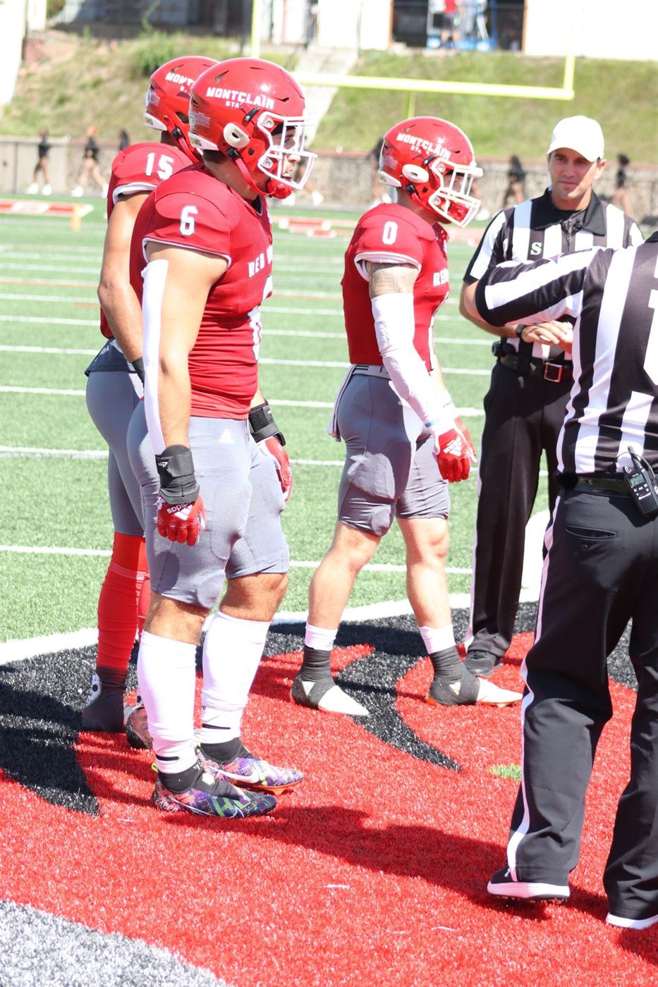 Mike Ramos has been a key figure for Montclair State football for five years, so he has been helping his brother with everything about being a Red Hawk. Trevor Geisberg | The Montclarion