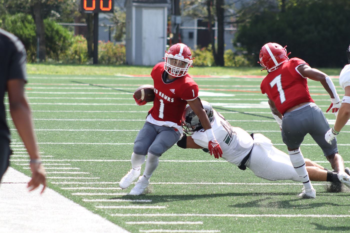 Makai Mickens led the rush attack in the game, but it unfortunately was not enough for the win. Trevor Geisberg | The Montclarion