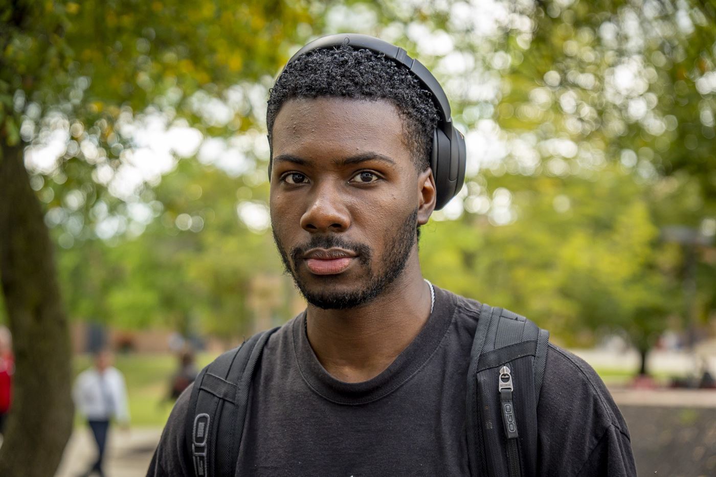 Muhammad Wright, a junior computer science major, thinks the lantern flies are annoying and should do something about it. Lynise Olivacce | The Montclarion