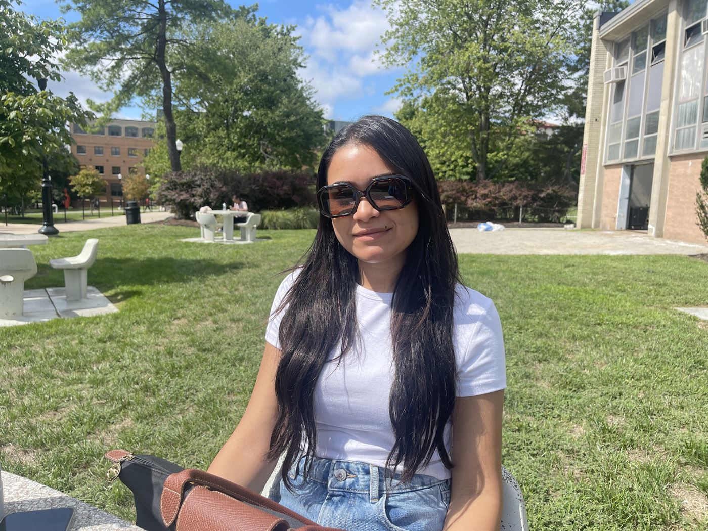 Ayah Zaza, a senior public relations major, says the parking issues on campus is getting out of control. Jennifer Portorreal | The Montclarion