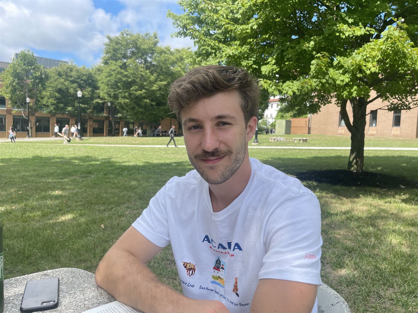Hunter Coa, a senior communication studies major, says the parking traffic situation affected his decision of not buying a parking pass. Jennifer Portorreal | The Montclarion
