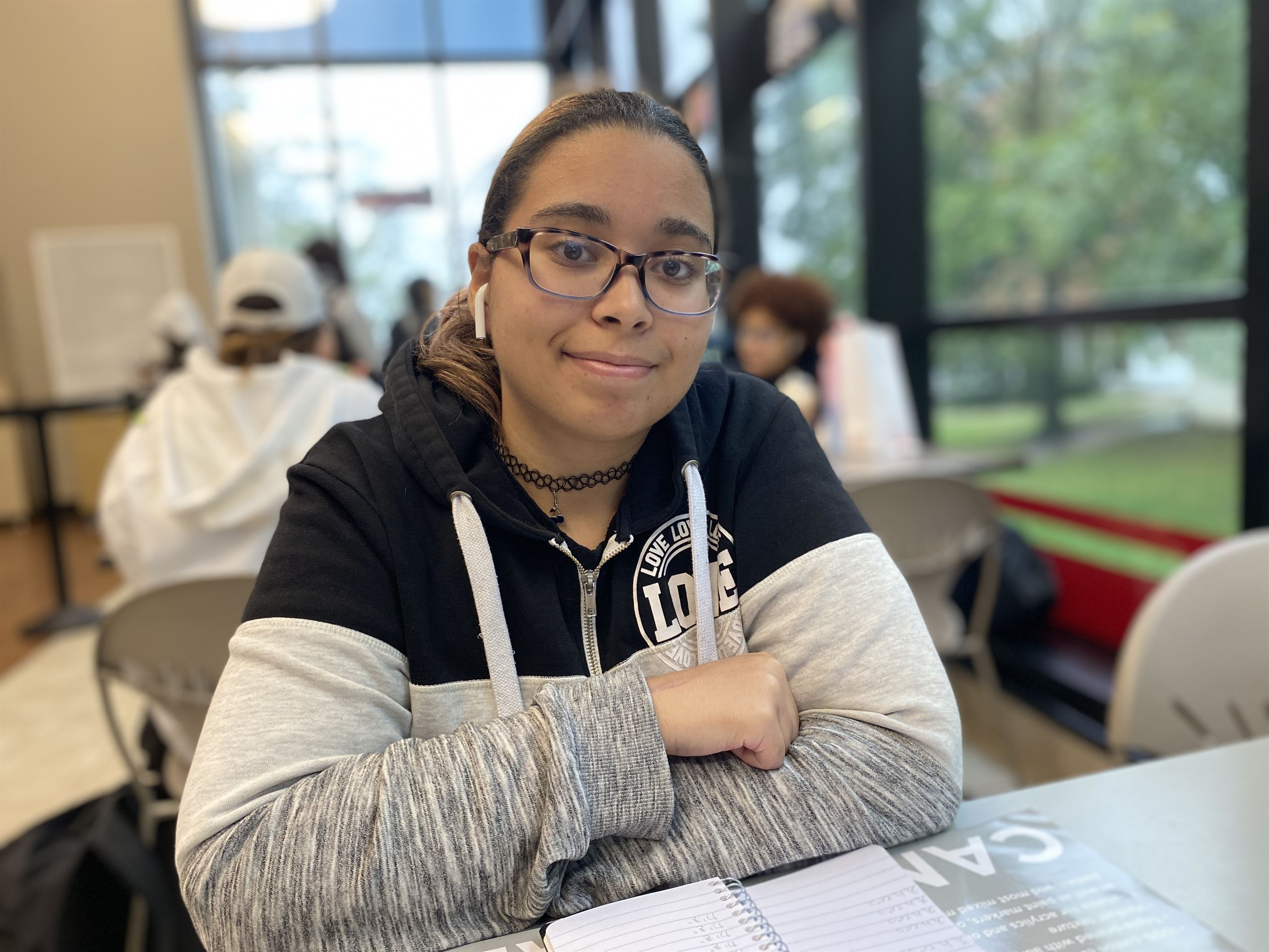Genesis Garcia-Morales, a sophomore visual arts major, said that she appreciated how the university was trying to create healthier dining options. Sal DiMaggio | The Montclarion