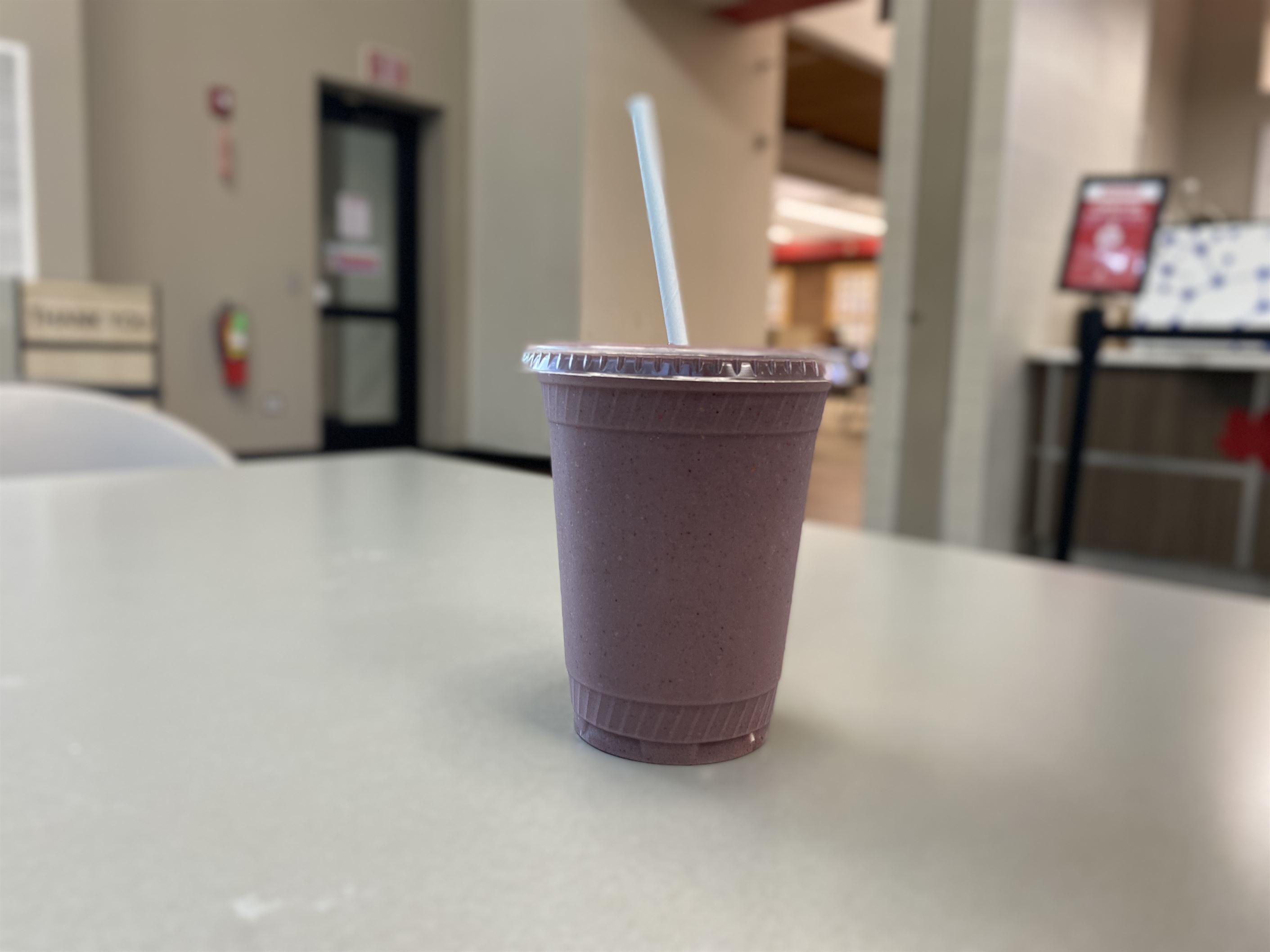 The Reactor Smoothie from Smoothie Lab, with acai, blackberries, bananas, rice milk and honey. Sal DiMaggio | The Montclarion