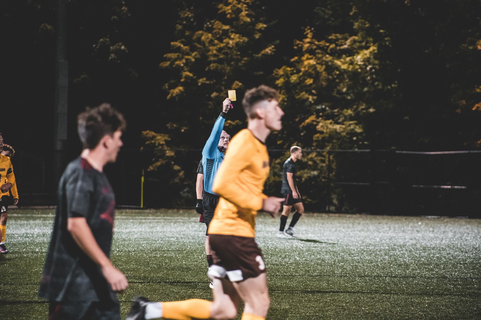 Seven yellow cards were given out in yet another chippy conference matchup. Dan Dreisbach | The Montclarion