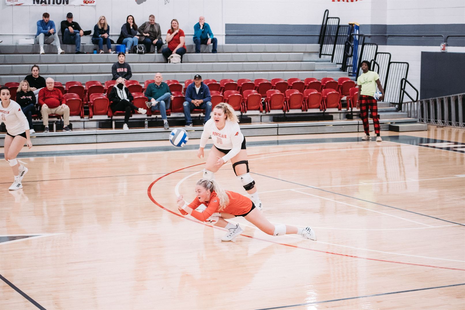 Emma Hatcher scored a team high of 14 digs and was all over the hardcourt. Dan Dreisbach | The Montclarion