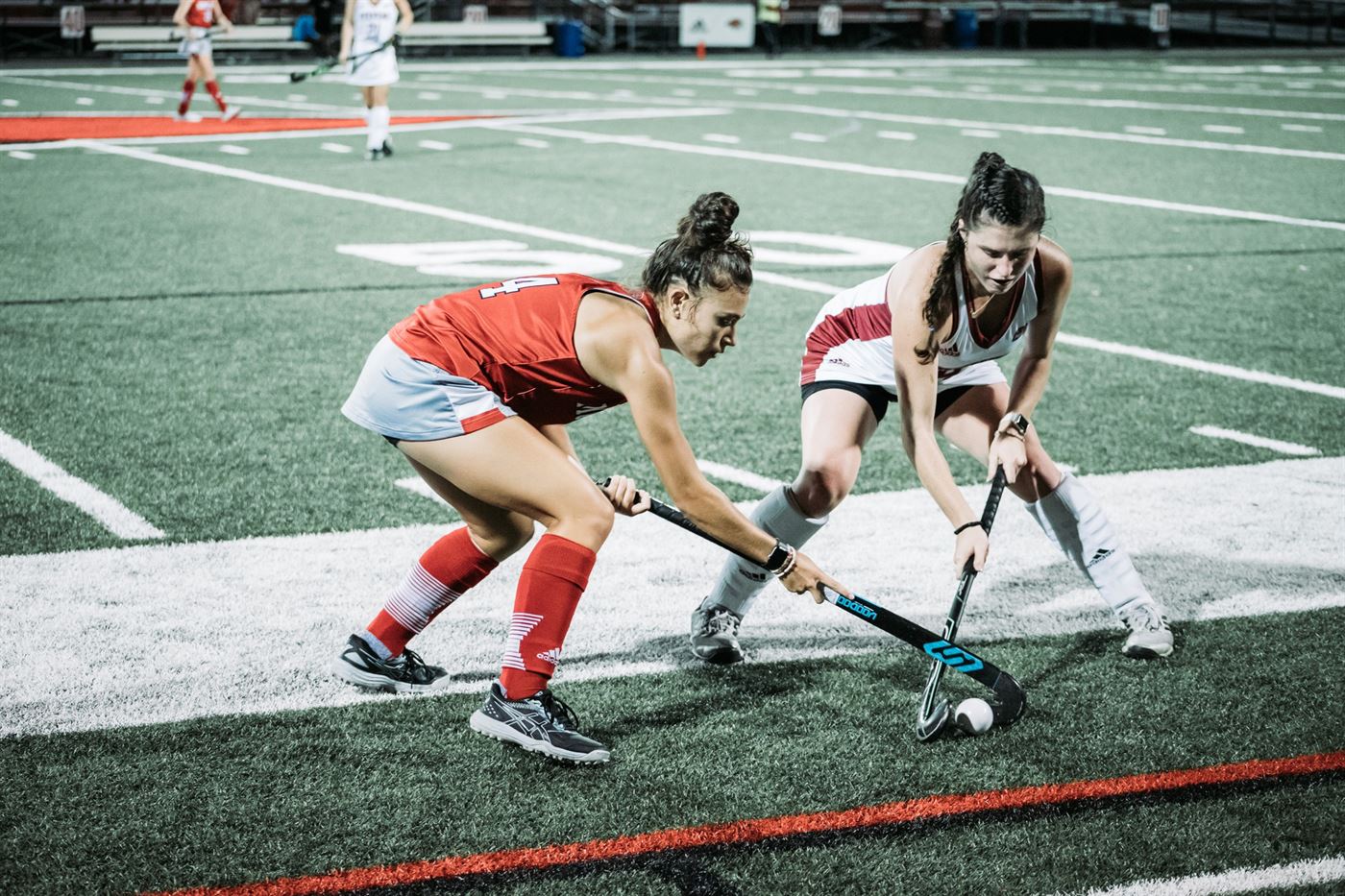 Stevens would not let up on defense, and scored in the second half of the game, but would ultimately go down to Carlie Van Tassel's penalty stroke. Dan Dreisbach | The Montclarion