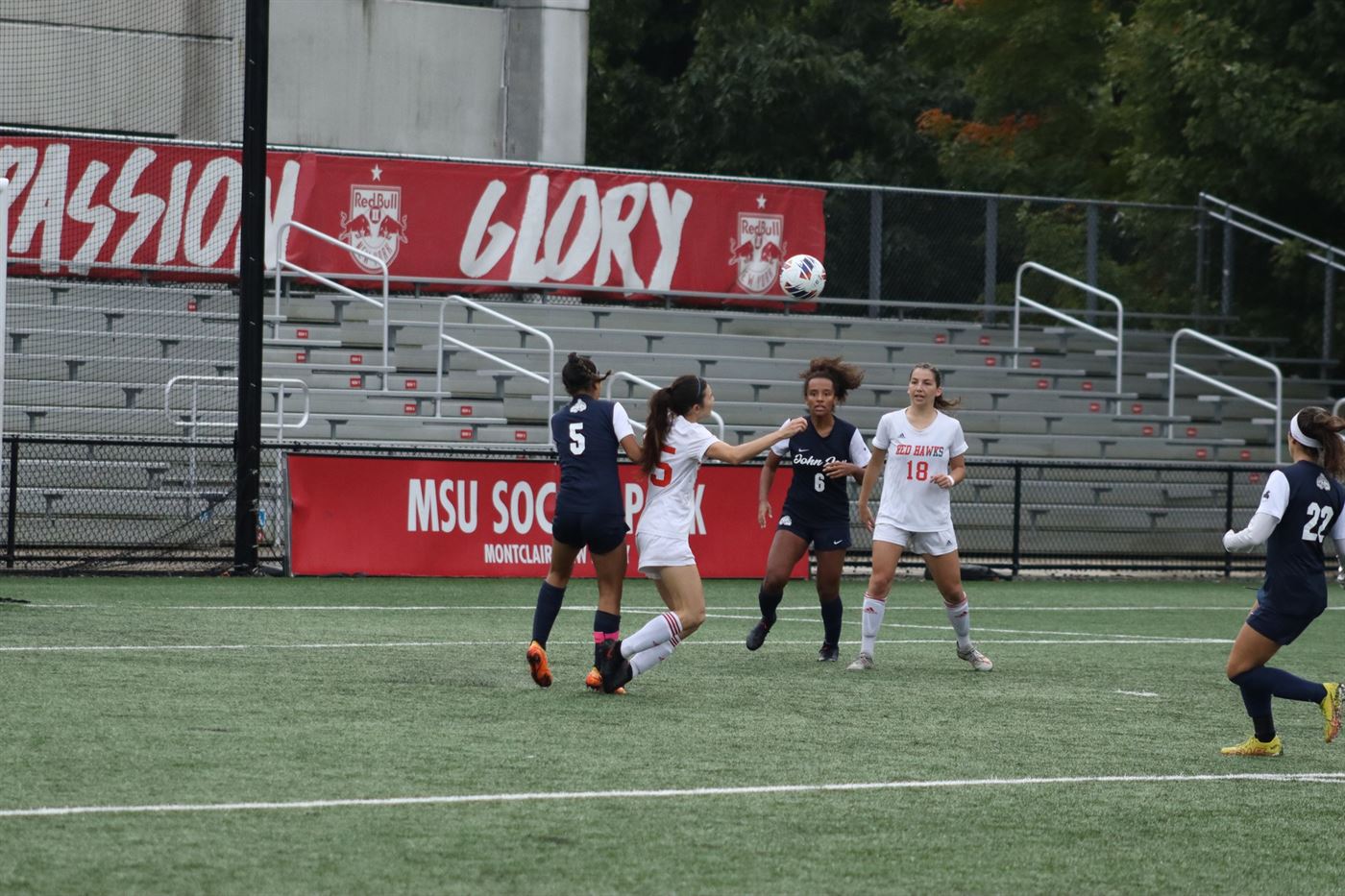 Prendergast was happy to accomplish a hat trick with Cahill, who she sees as a role model. Trevor Giesberg | The Montclarion