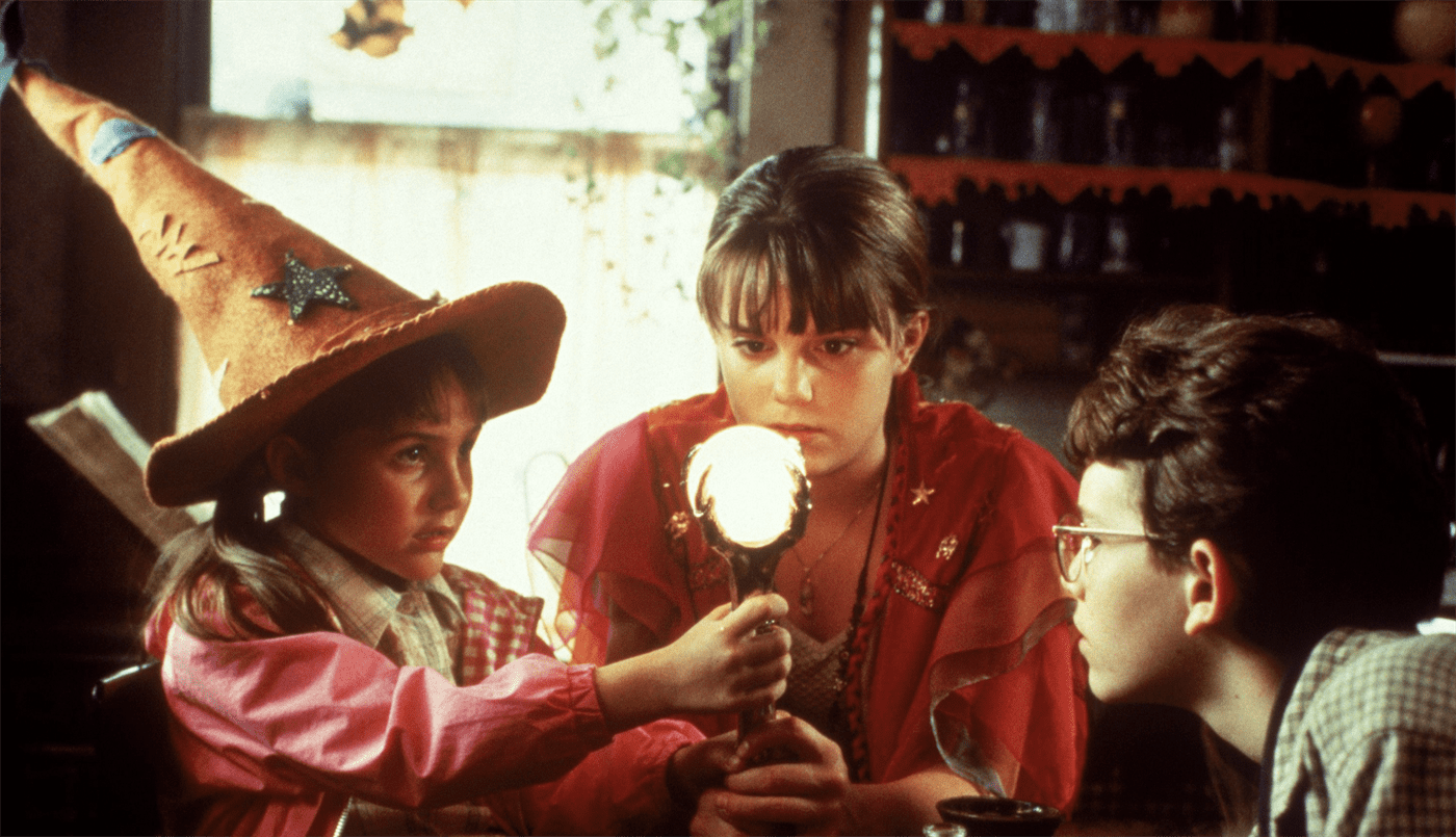 "Halloweentown" follows 13-year-old Marnie Piper (Kimberly J. Brown, center) and her family as she finds out more about her heritage as a witch.