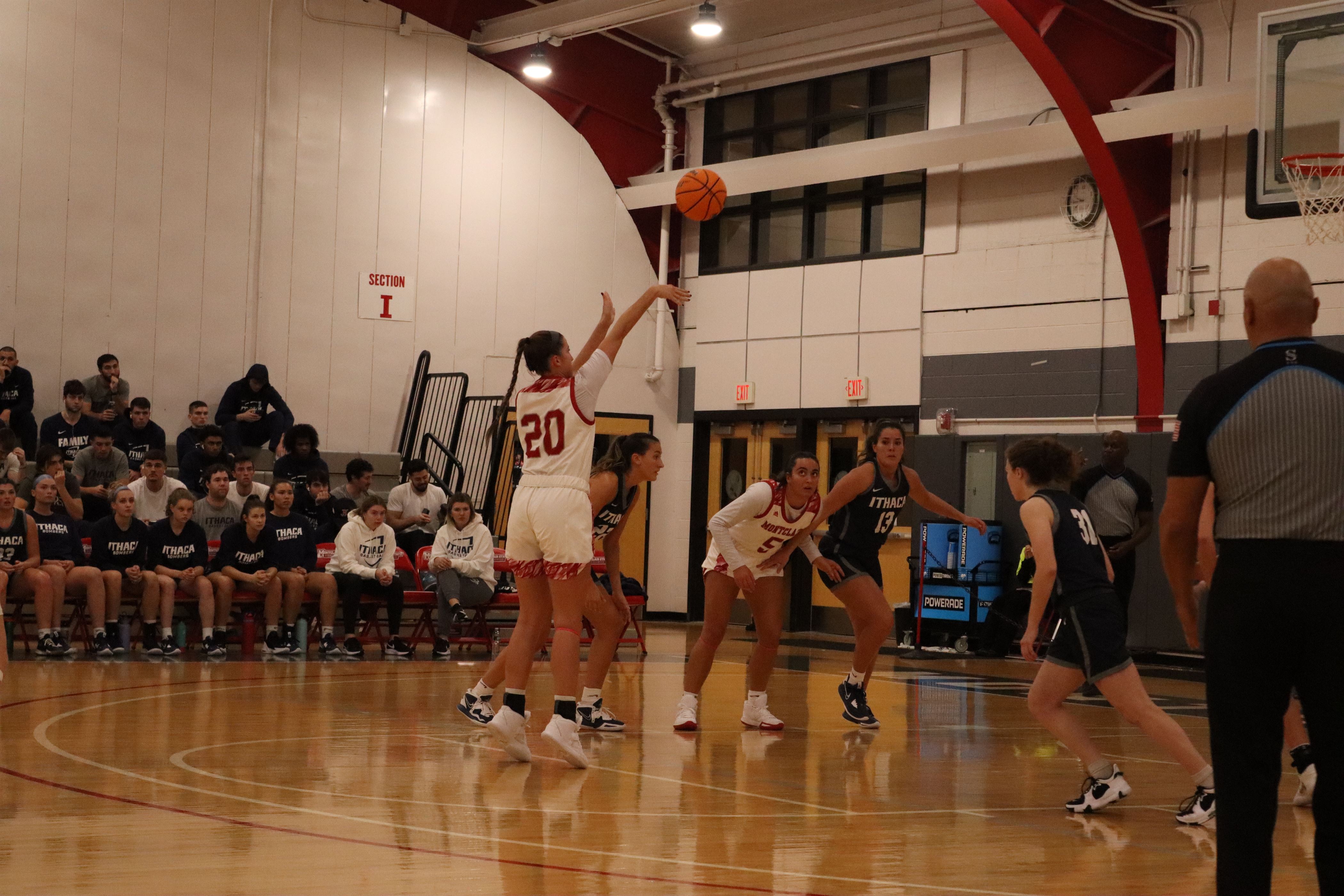 Megan Duffy goes up for a free throw. Dan Dreisbach | The Montclarion