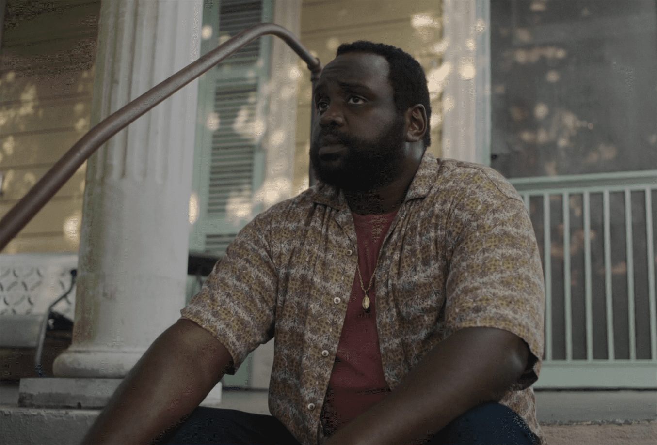 Brian Tyree Henry plays a car mechanic. Photo courtesy of A24