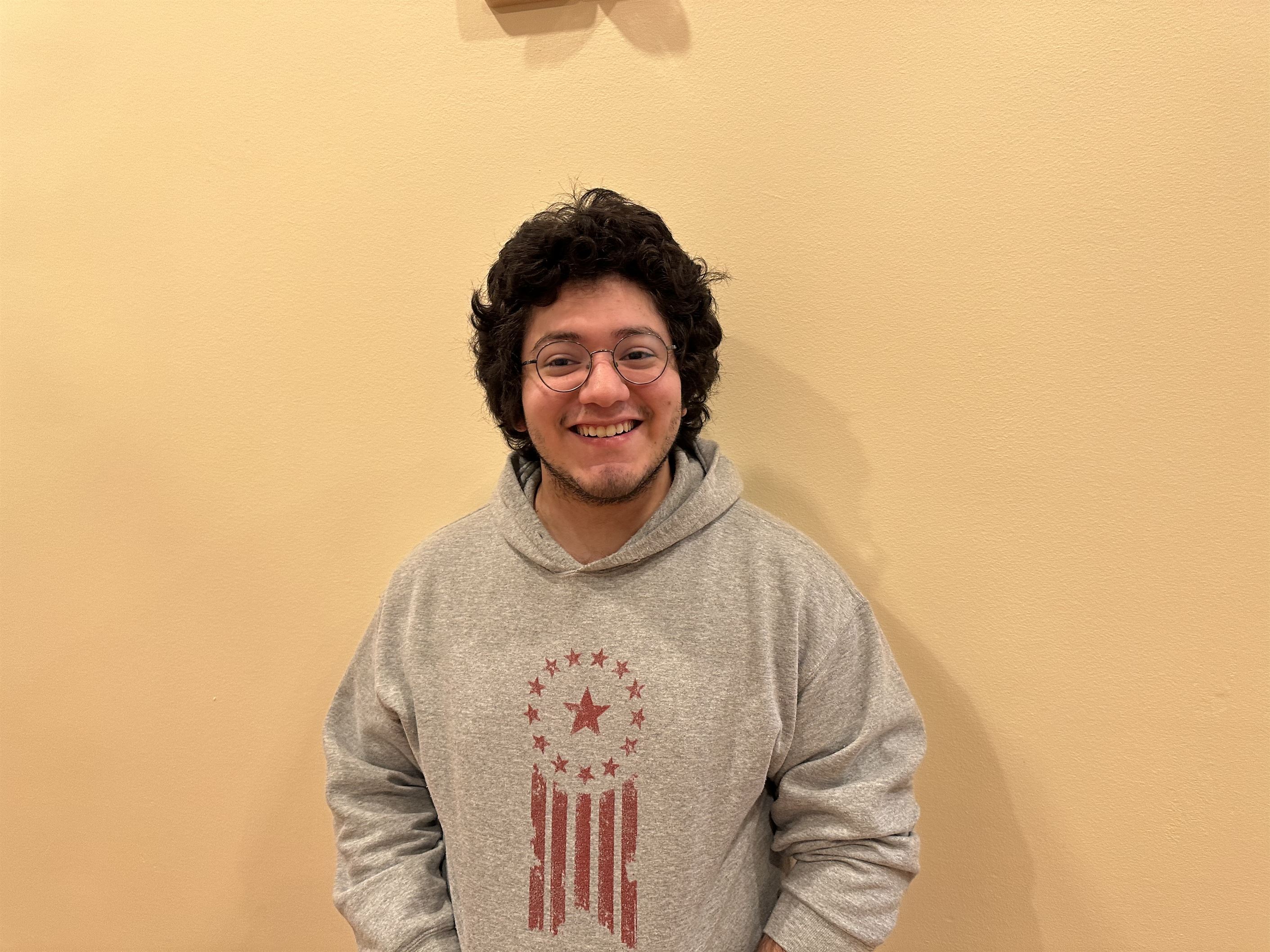 Angel Bustillo, a junior English major, says he loved the “repetition” shown throughout the performance.
