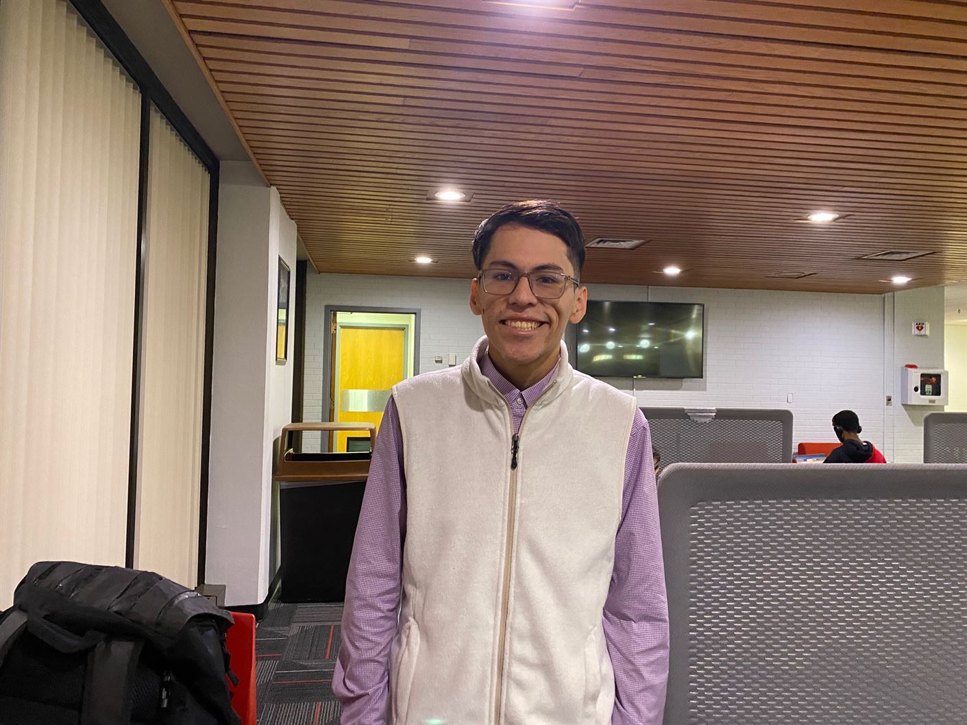 Jose Morales, a junior business administration major, is one of the candidates running for SGA treasurer and change some of the areas he wants to improve if elected. 
Kamil Santana | The Montclarion