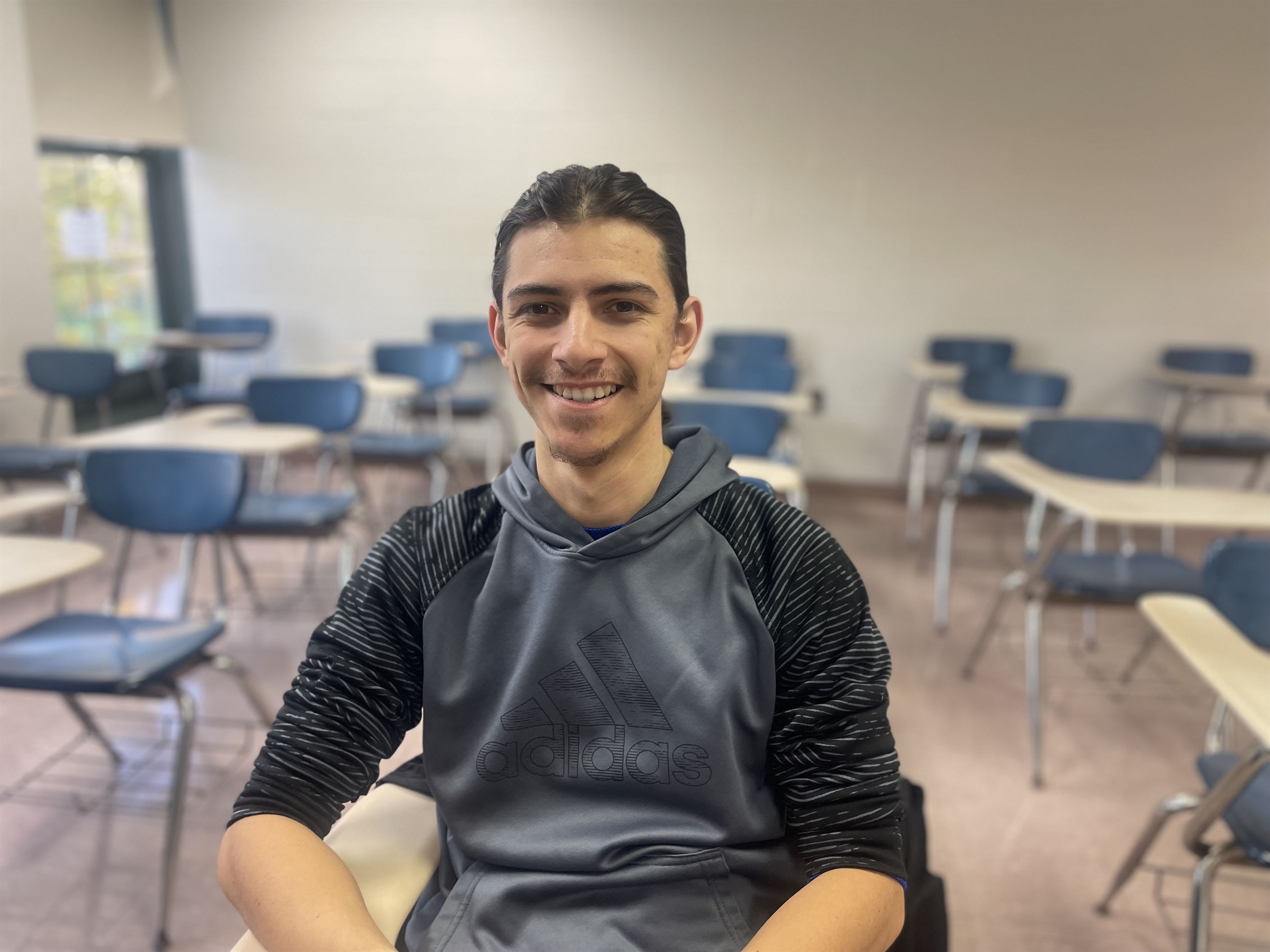 Thomas Ferman, a junior film and television major, says the university can do more to promote election days. 
Jennifer Portorreal | The Montclarion