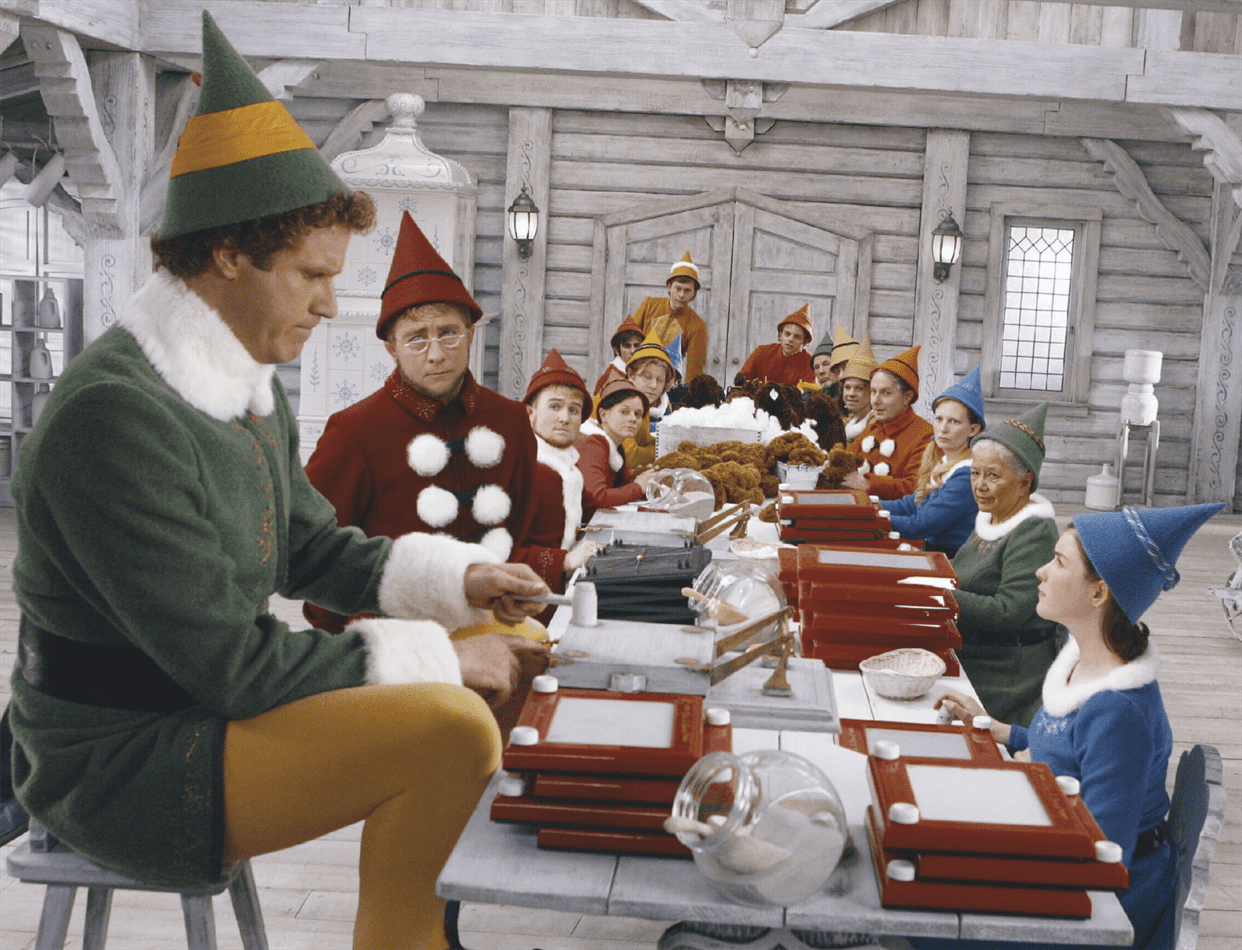 In "Elf," a human (Will Ferrell) was adopted by Santa’s elves. Photo courtesy of New Line Cinema