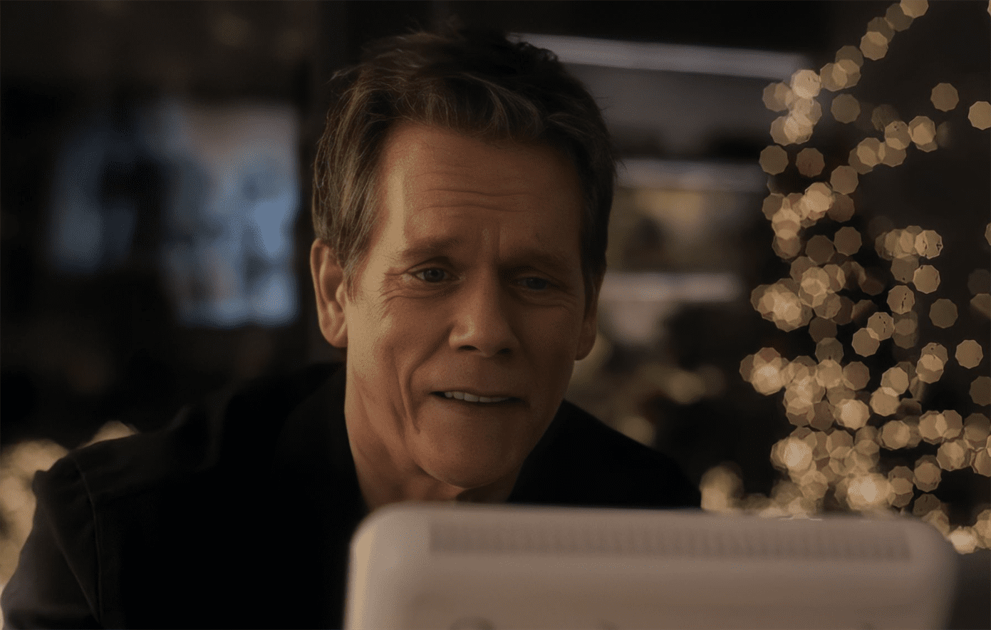 Kevin Bacon plays himself in the holiday special. Photo courtesy of Disney+