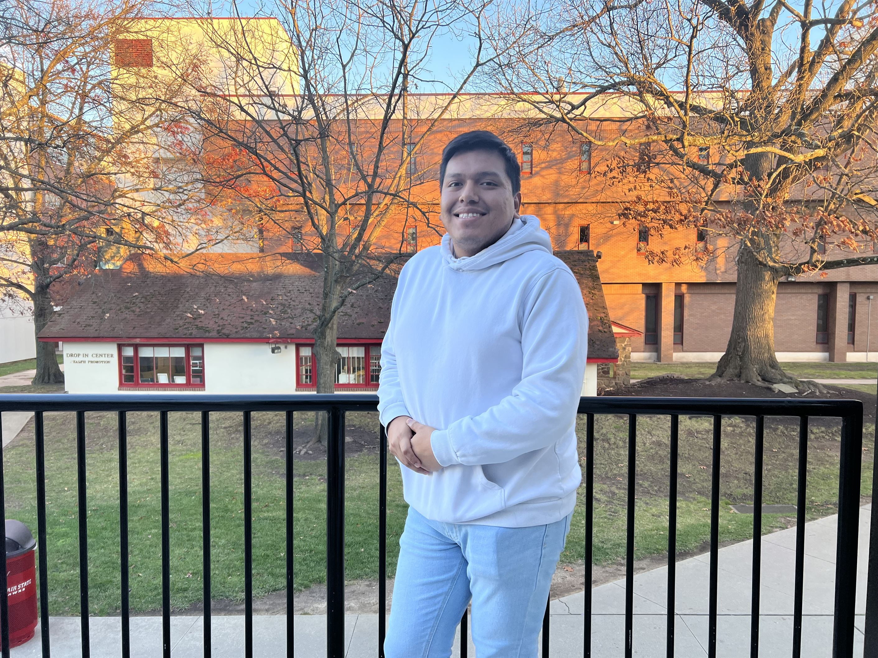 Wilfredo Bruno, still feels comfortable and safe living on campus.