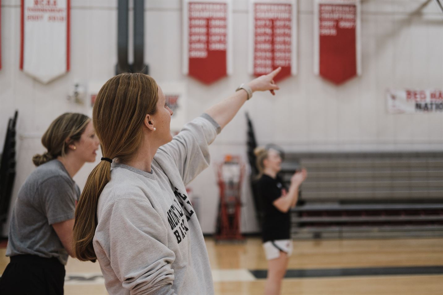 15 years into coaching with the Red Hawks, Cunningham has become a staple with the women's basketball program. Michael Callejas | The Montclarion