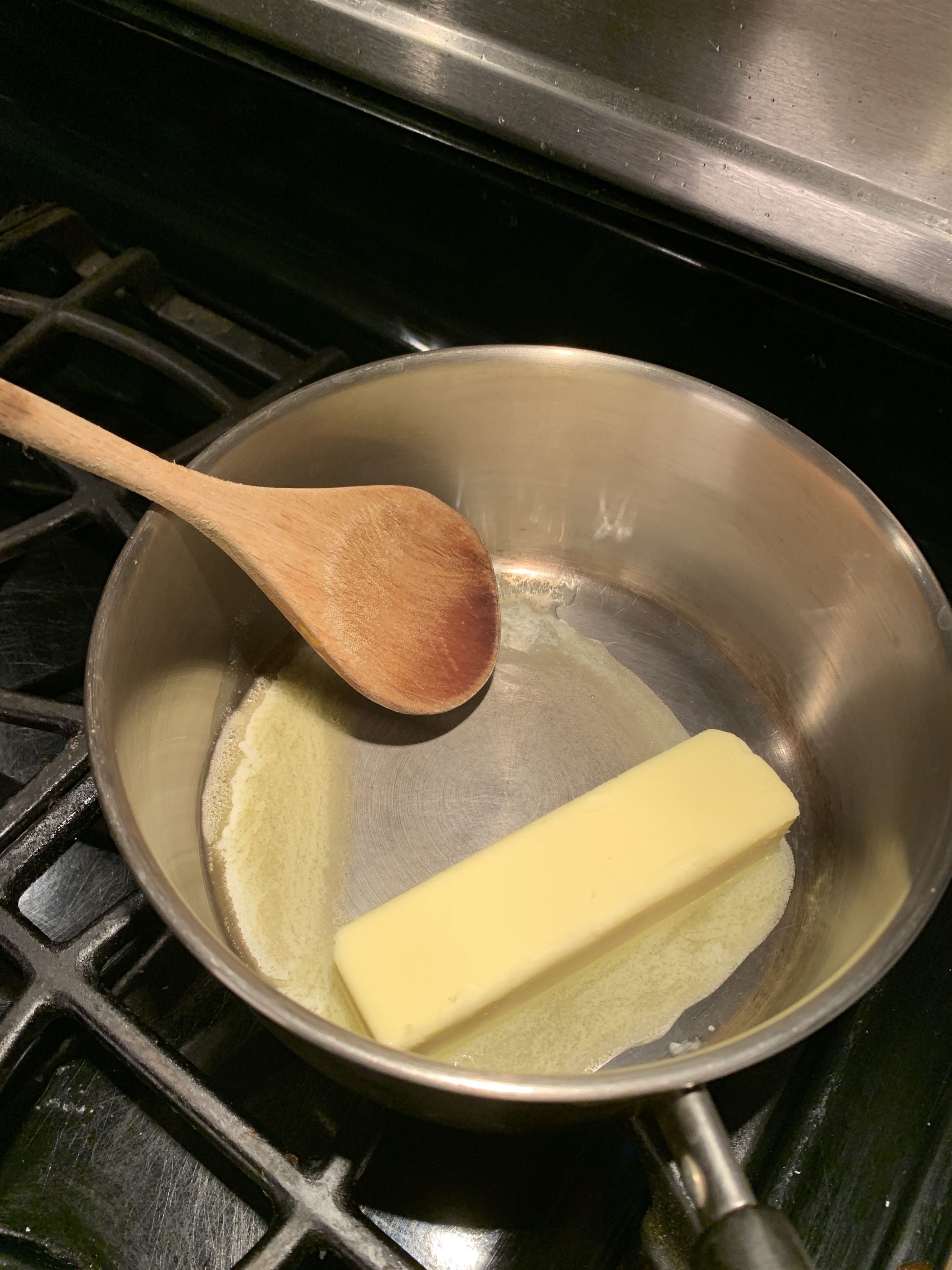 Melt your butter down completely