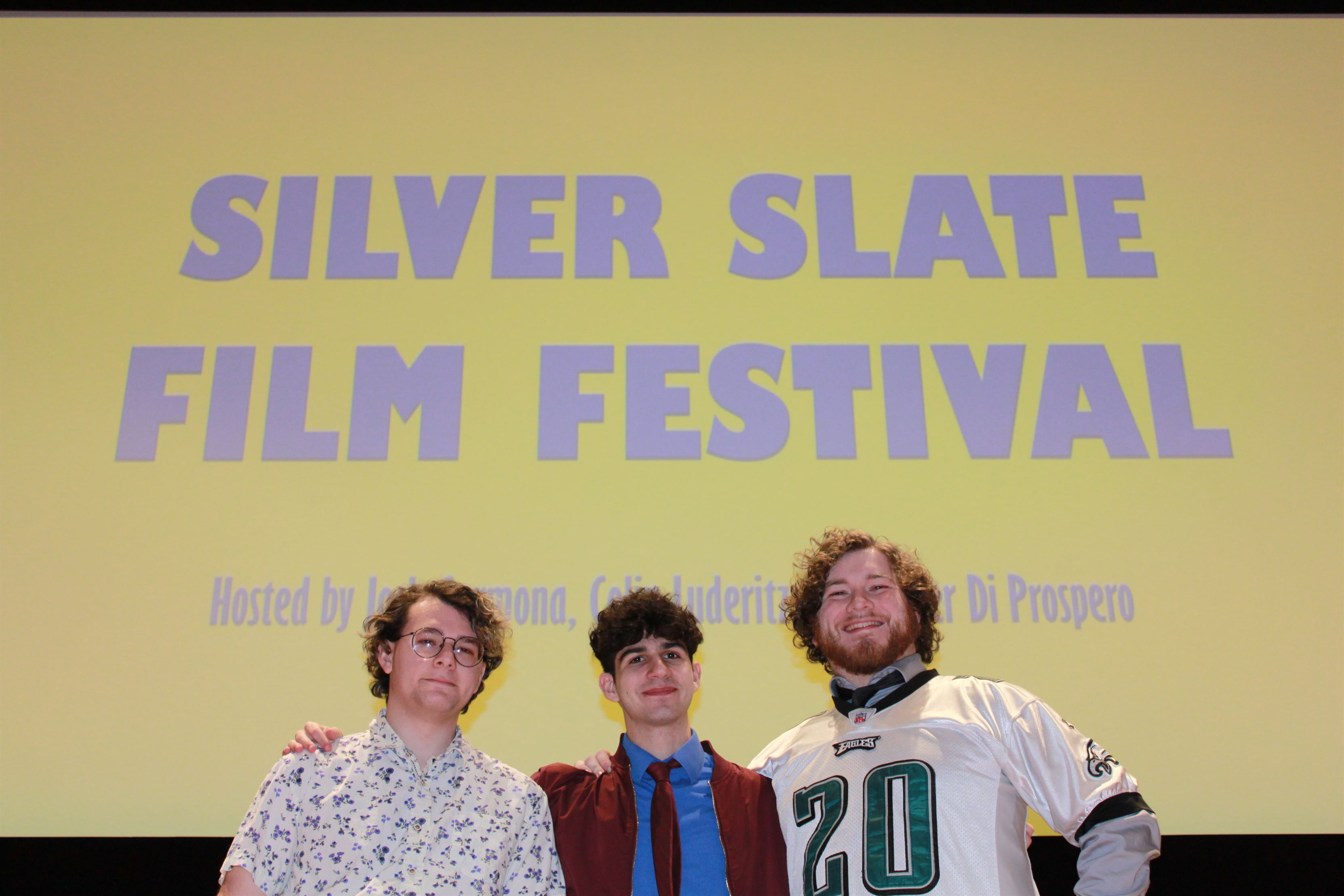 Hosts (left to right) Josh Carmona, Peter Di Prospero and Colin Luderitz did a great job putting on the festival with their charismatic personalities and appreciation of student film.