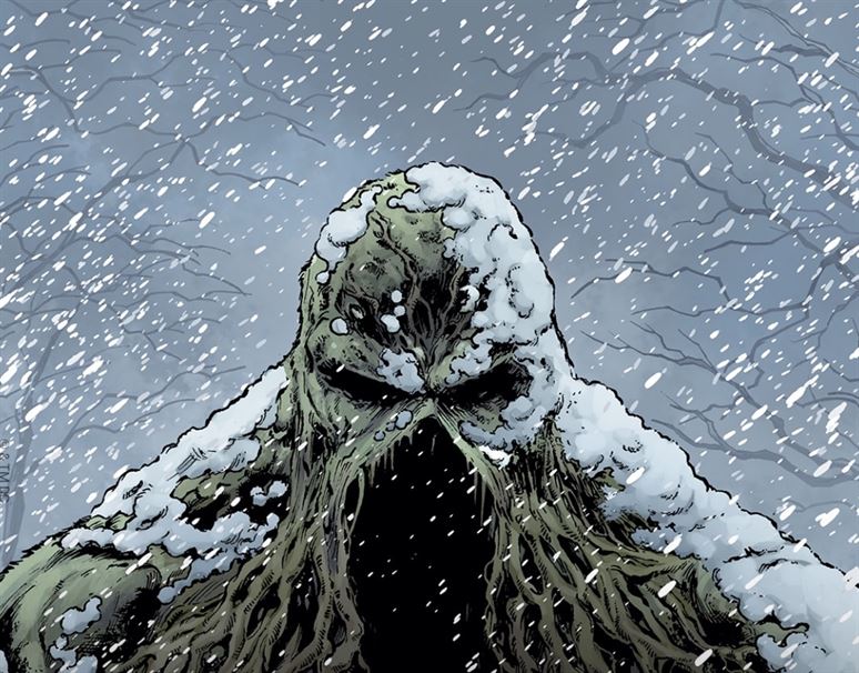 The task of protecting all plant life falls on Swamp Thing's shoulders.