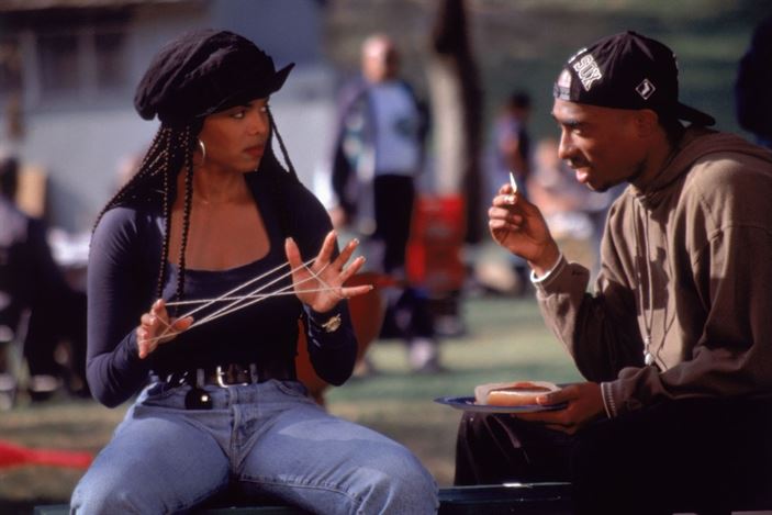 Tupac and Janet Jackson star alongside each other in the classic film, "Poetic Justice." Photo courtesy of Columbia Pictures