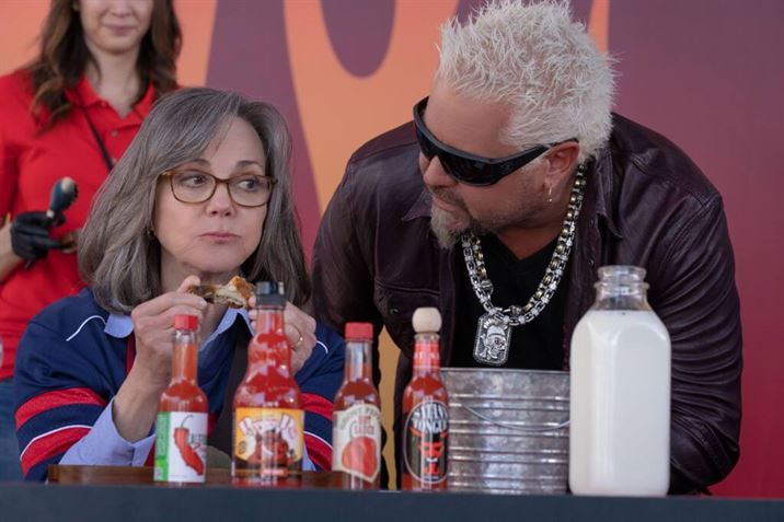 Sally Field meets Guy Fieri. Photo courtesy of Paramount Pictures