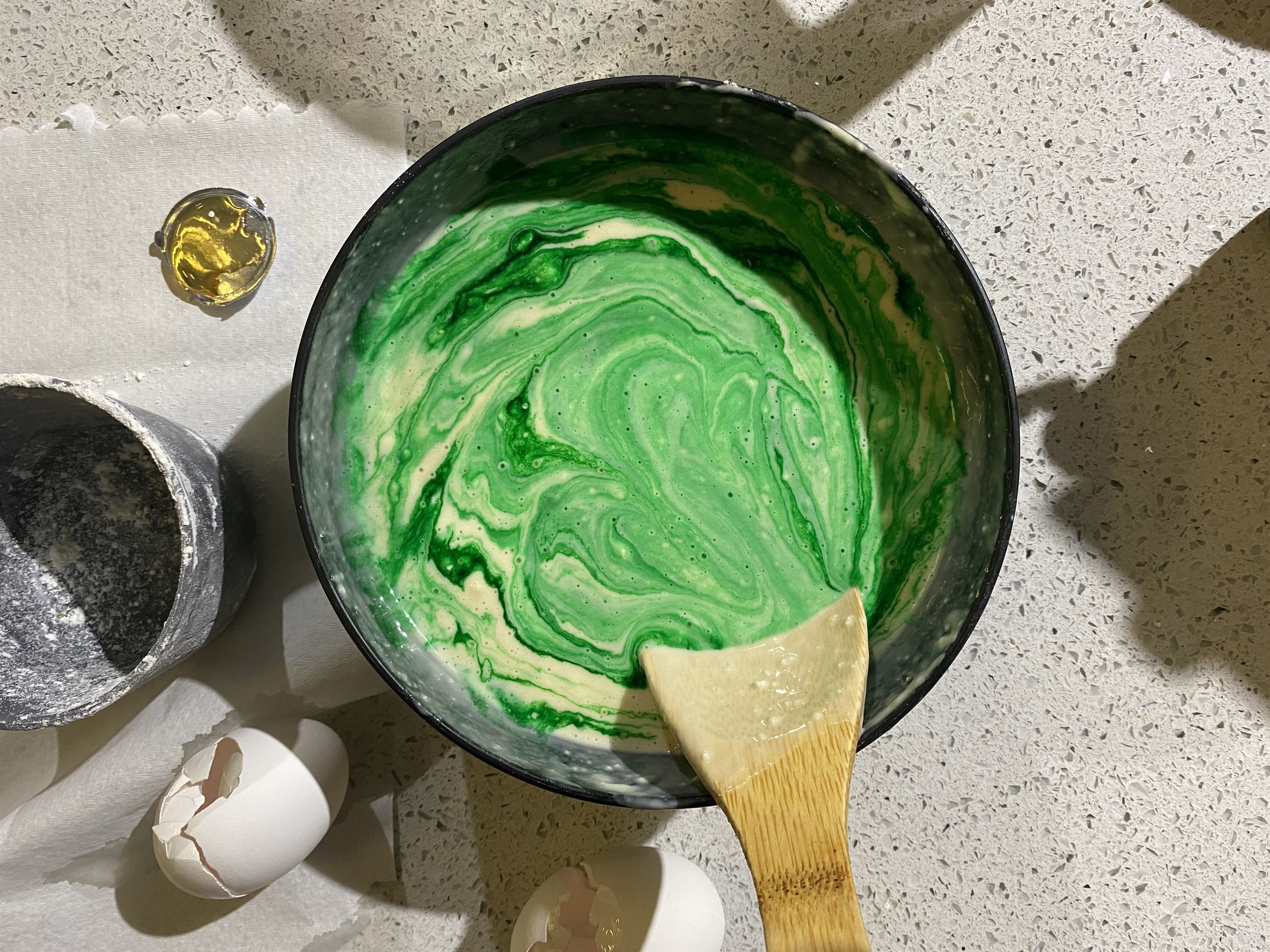 Add green food dye to your pancake batter to give a festive St. Patty's day vibe.
Sal DiMaggio | The Montclarion