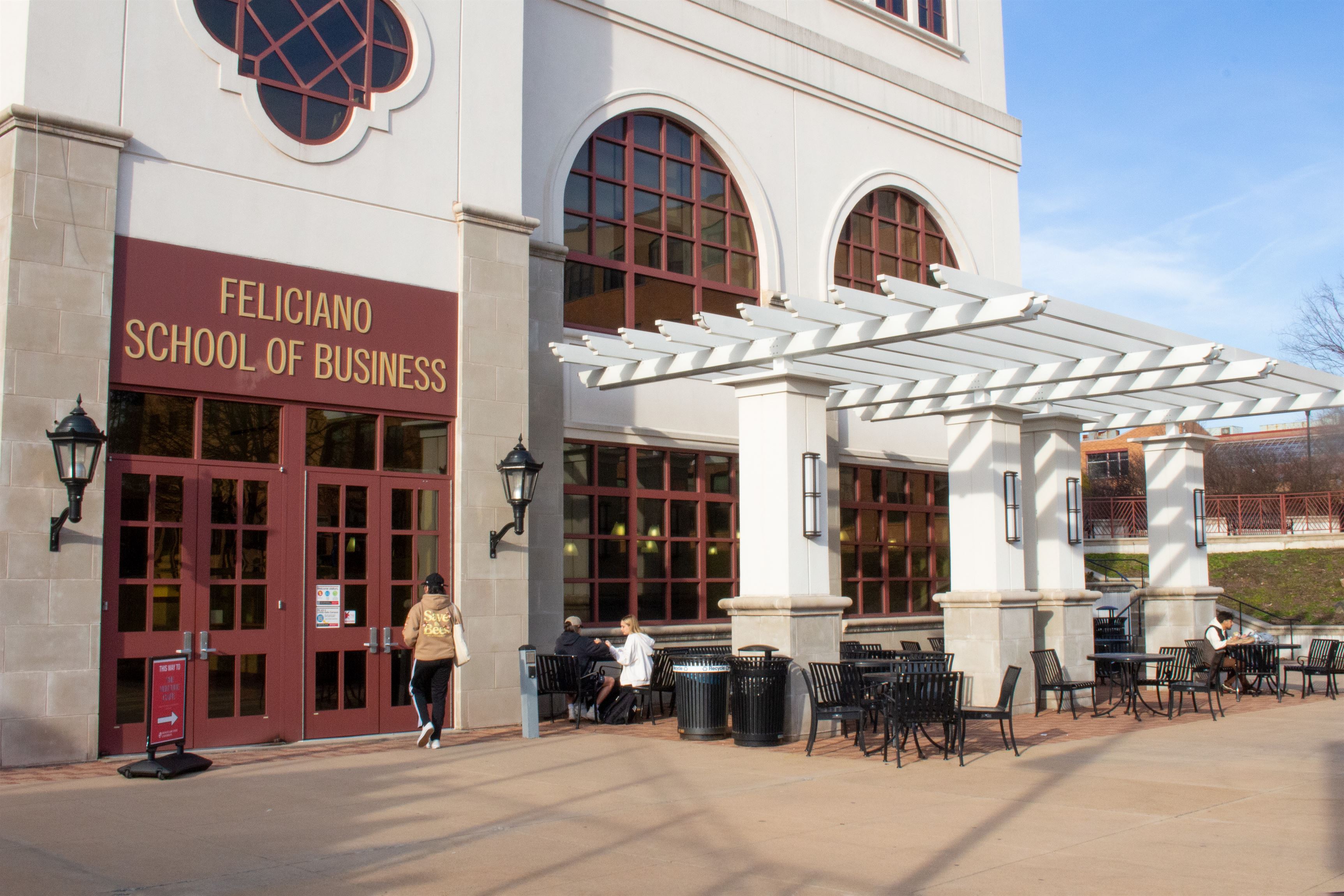 The Venture Cafe has great outdoor seating that students can take advantage of.
Sal DiMaggio | The Montclarion
