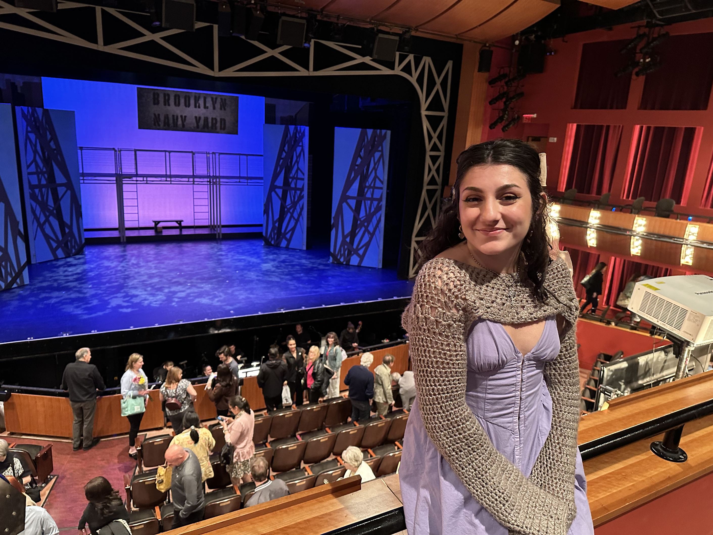 Senior Musical Theatre Major, Maggie Likcani, who had played the main Player in "Pippin", was the assistant choreographer for "On The Town".