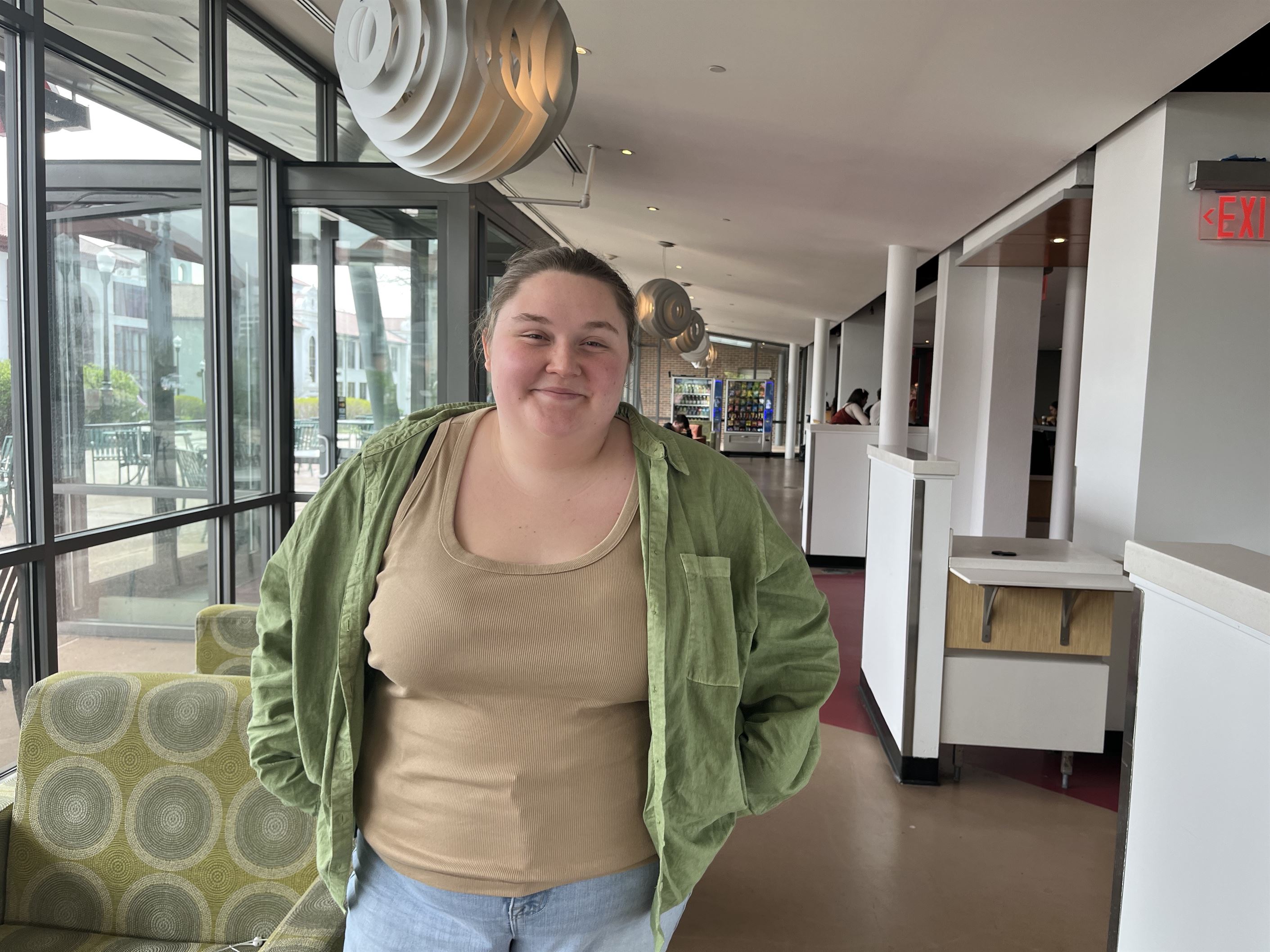 Addison Berzolla, a freshman English major, says recognizing this month can make campus a safer place.
Jenna Sundel | The Montclarion