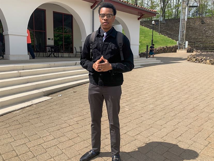 Nyron Mitchell, a junior family science and human development major, will be the vice president of the Brotherhood in the Fall 2023. Aidan Ivers | The Montclarion