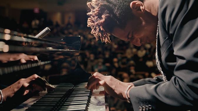 Musician Jon Batiste will appear for a Q&A about the film 'American Symphony.' Photo courtesy of Higher Ground Productions