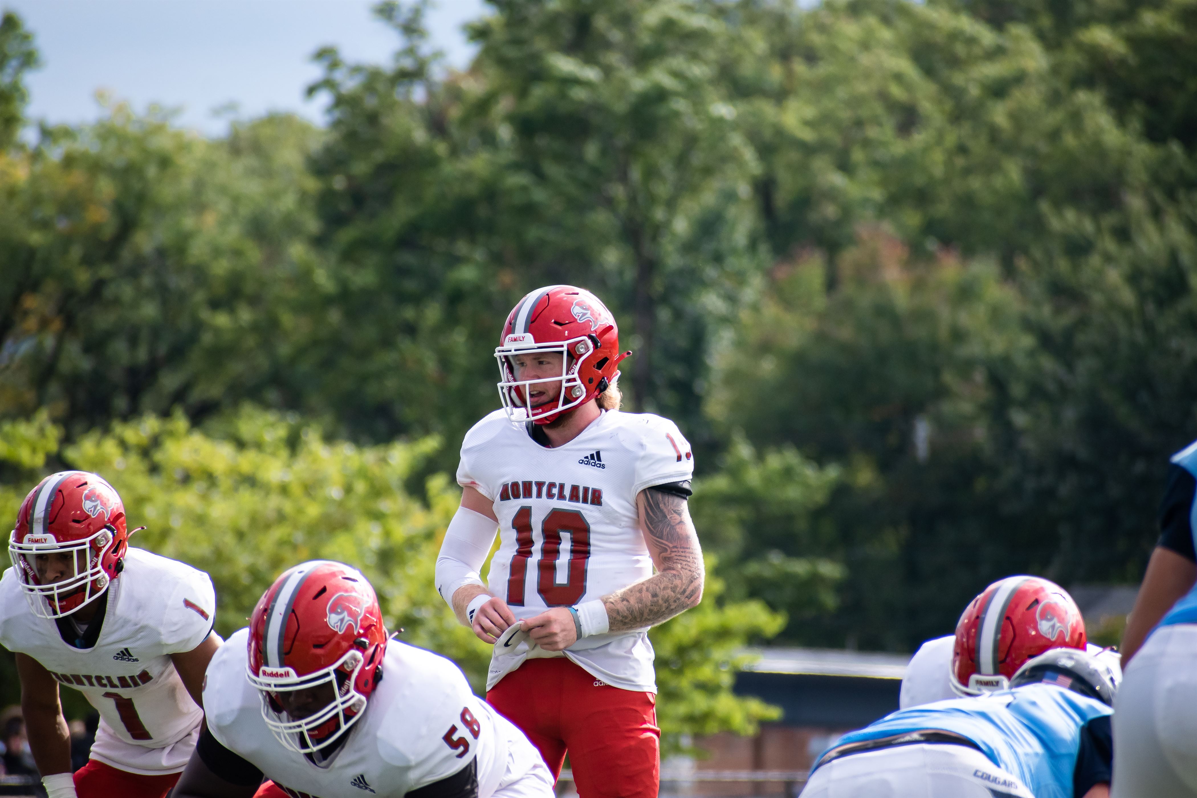 Montclair State rushed for 275 yards and two touchdowns against Kean. Photo courtesy of Danny Deronde