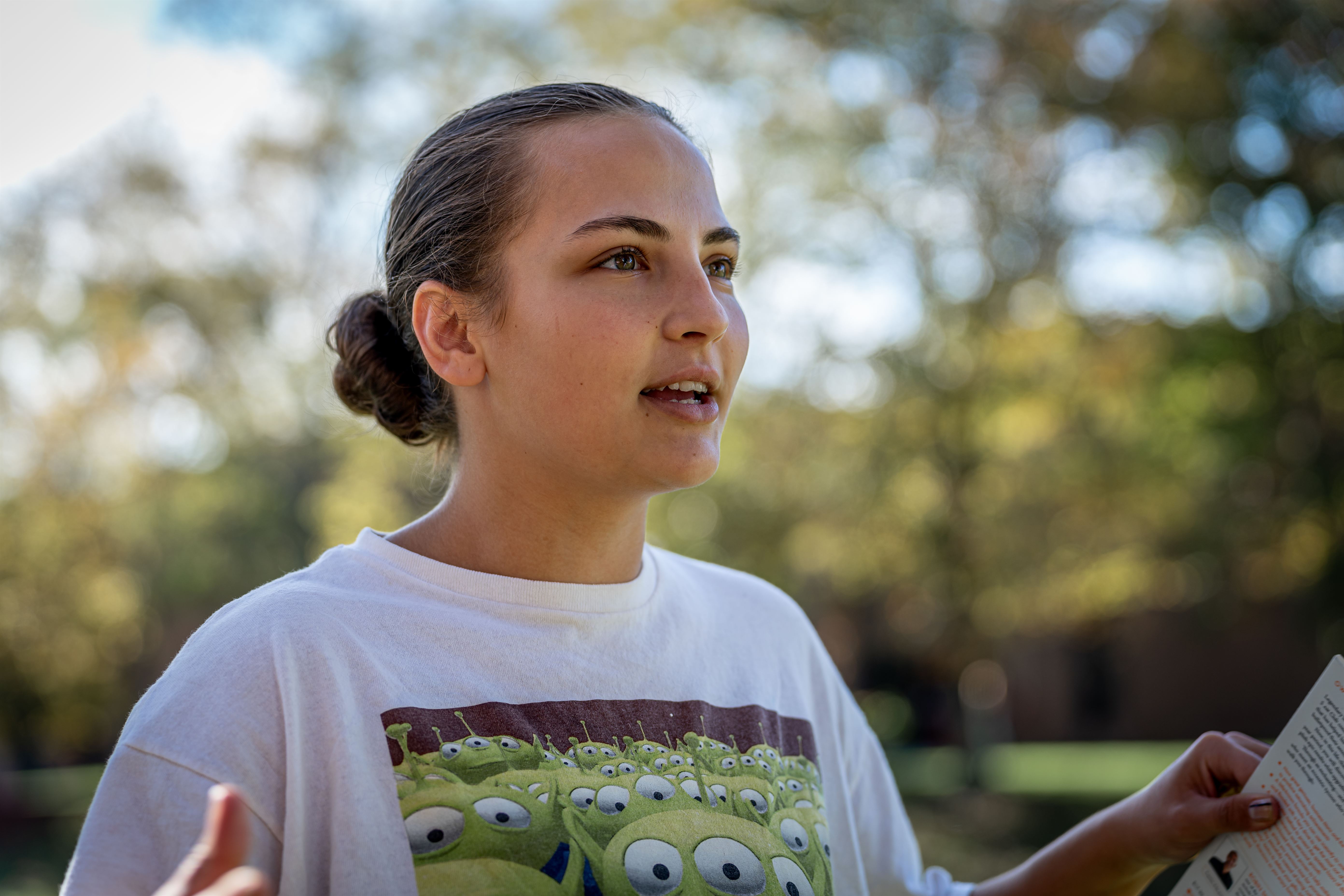 Sophomore economics major Alexandra Cajac believes issues like urban reform, tax reallocation, and inflation should be addressed in the coming election cycle. 
Karsten Englander | The Montclarion