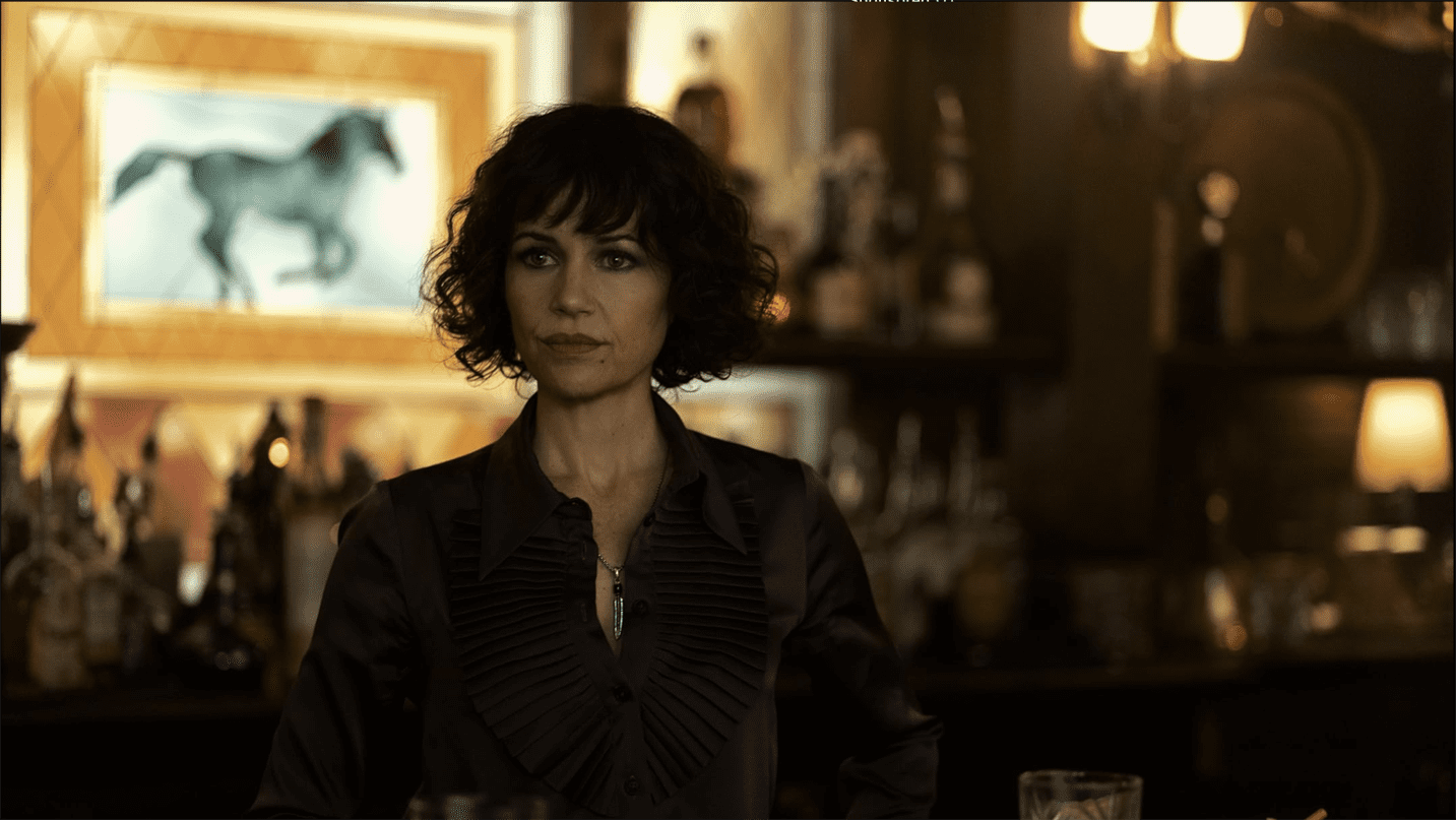 Carla Gugino steals the show with her ominous presence, injecting fears into the viewers. Courtesy of Netflix.