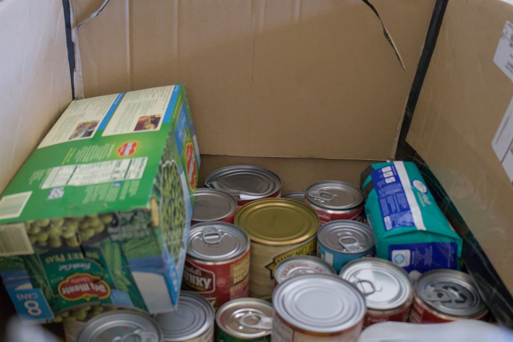 Canned goods and other non-perishable items. Allen Macaraeg | The Montclarion