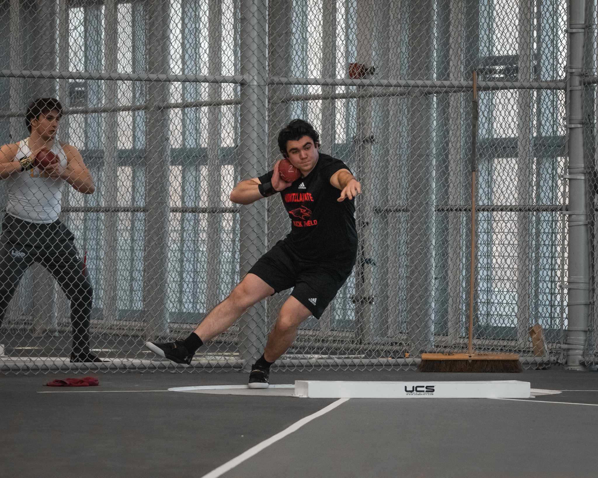 Junior John Griffith is having another stellar season and he placed fifth in the shot put at the Fastrack National Invitational. Danny Deronde | The Montclarion