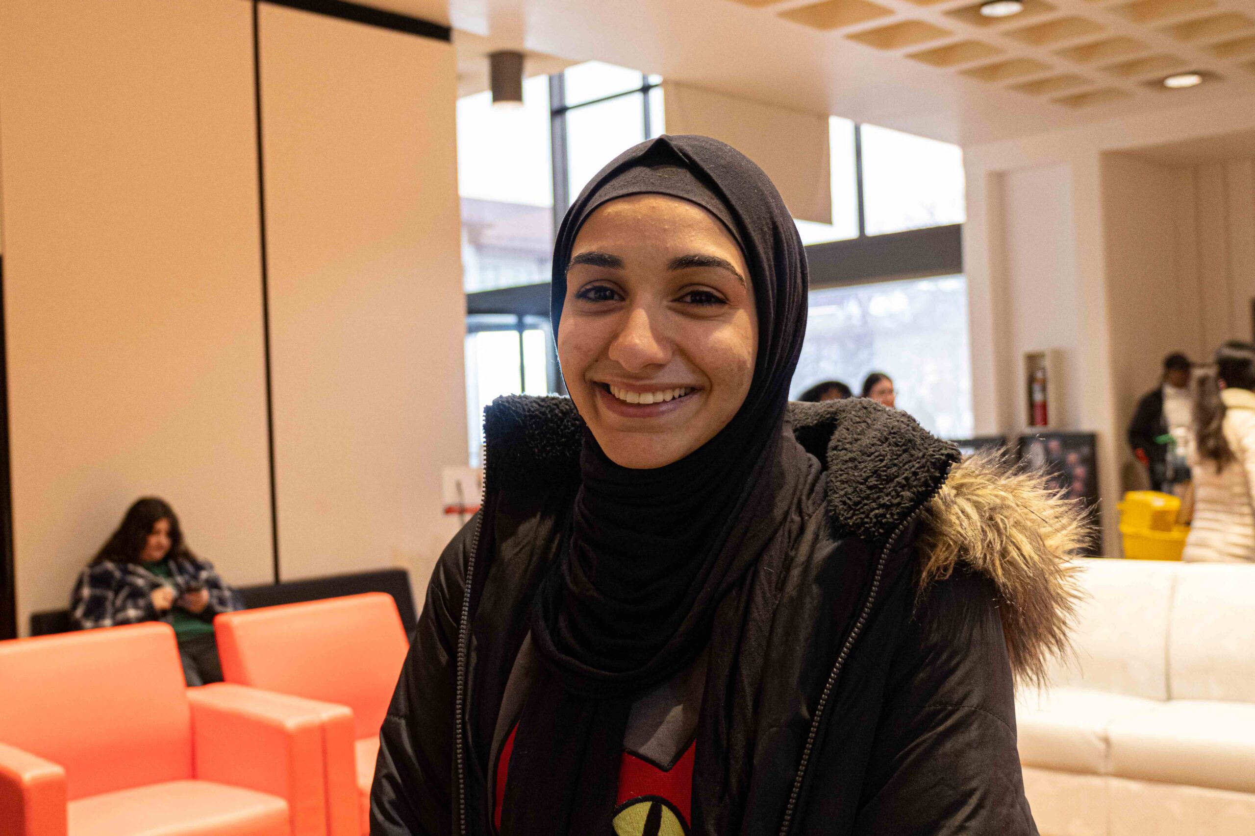 Sophmore visual arts major Walaa Shaabneh enjoyed the event's activities and performances, and thought it represented a wide range of cultures. Allen Macaraeg | The Montclarion