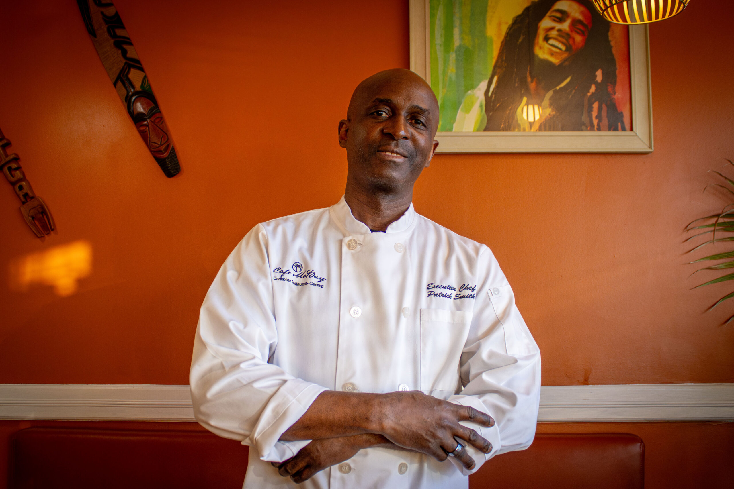 Patrick Smith Executive Chef and owner of Cafe Mobay.