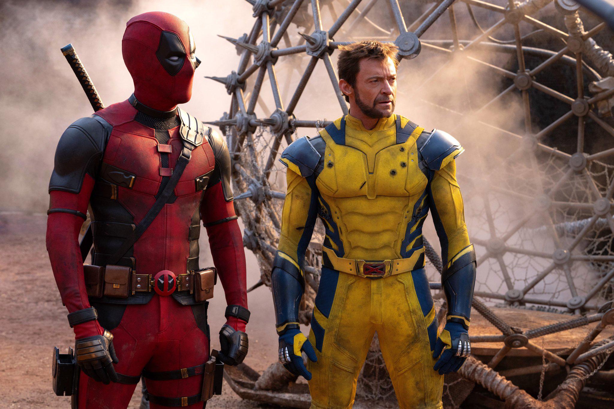 Ryan Reynolds and Hugh Jackman star in "Deadpool & Wolverine." Photo courtesy of Marvel Studios