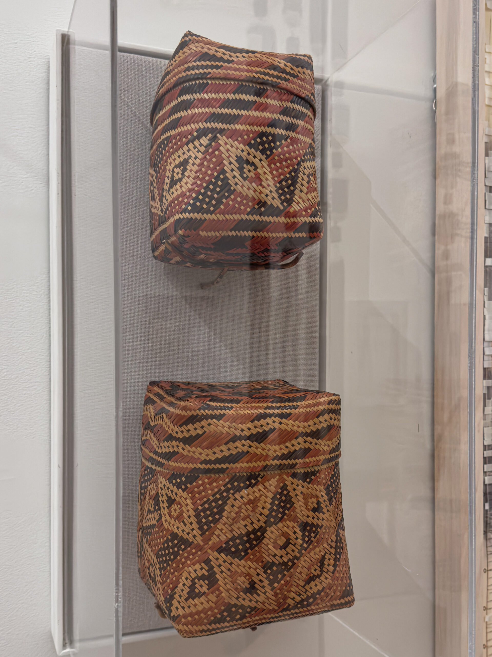 Chitimacha woven baskets, 1911, similar to the works Sarah Sense procures