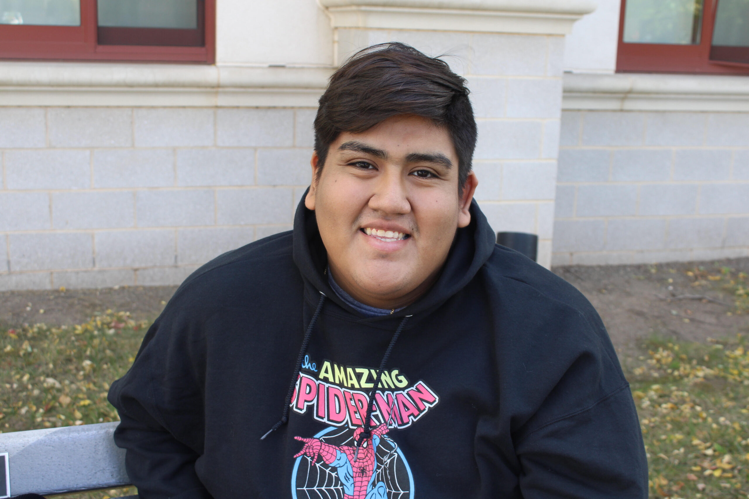 Esteban Ocana, a sophomore majoring in molecular biology.