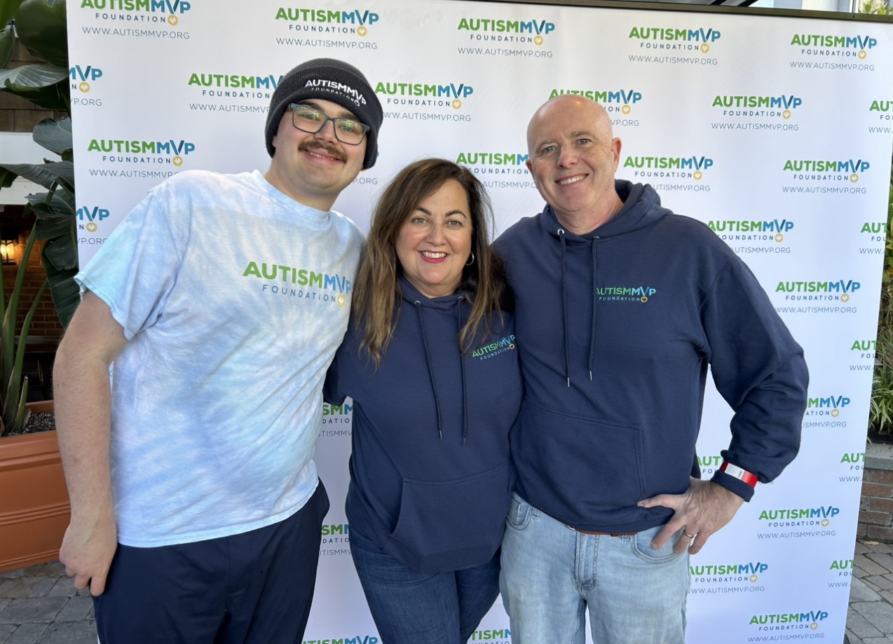 (Right to left) Founder of Autism MVP, Keith Green, his wife Donna Green, and son Gavin Green. Danielle Vuono | The Montclarion