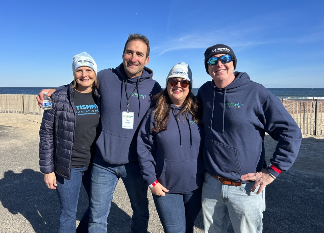 Ted Curtin (second from left) and his wife (far left) alongside the Greens. Danielle Vuono | The Montclarion